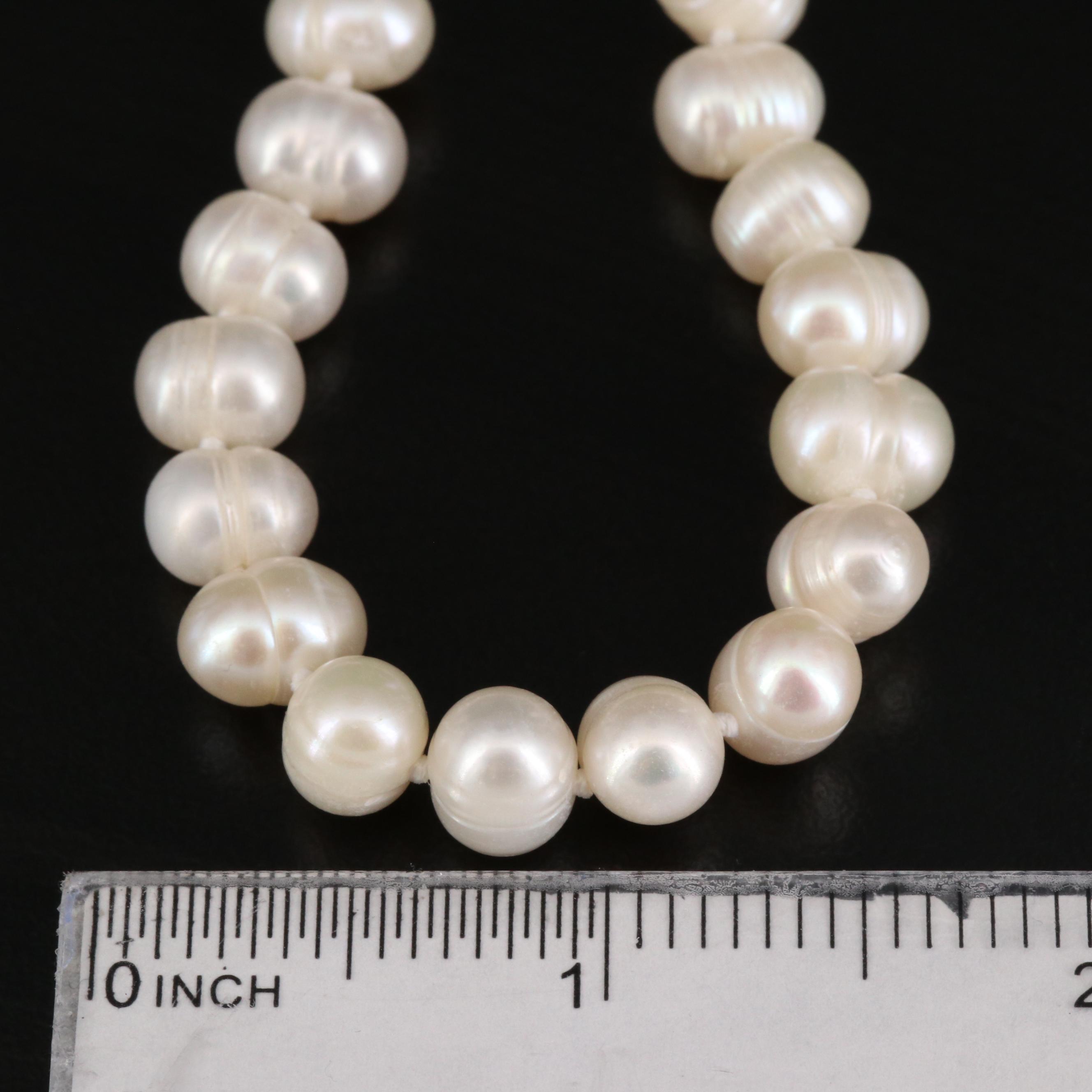 Endless Rope Length Pearl Necklace