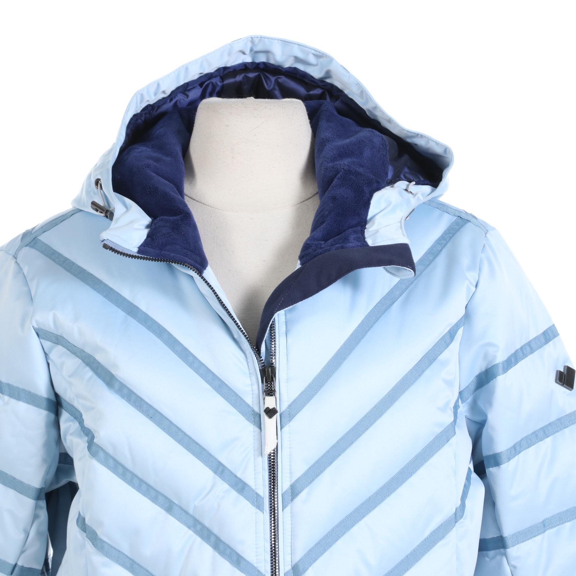 Women's Obermeyer of Aspen, Colorado Resort Blue Down Ski Jacket