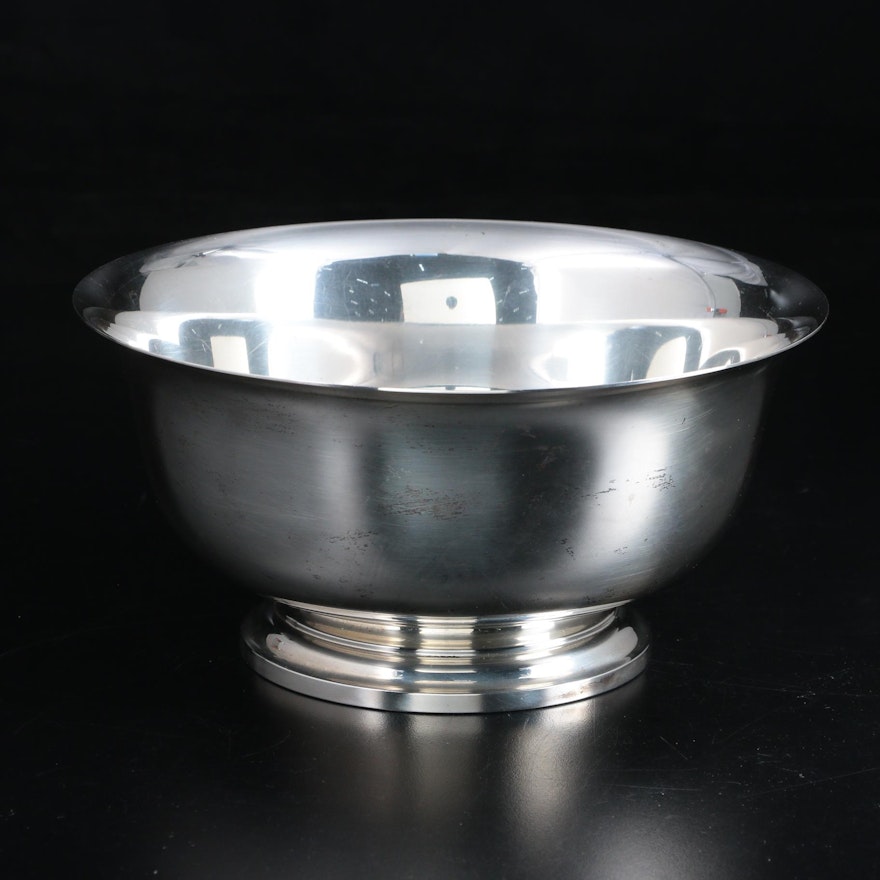 Worden-Munnis Sterling Silver Reproduction Paul Revere Serving Bowl