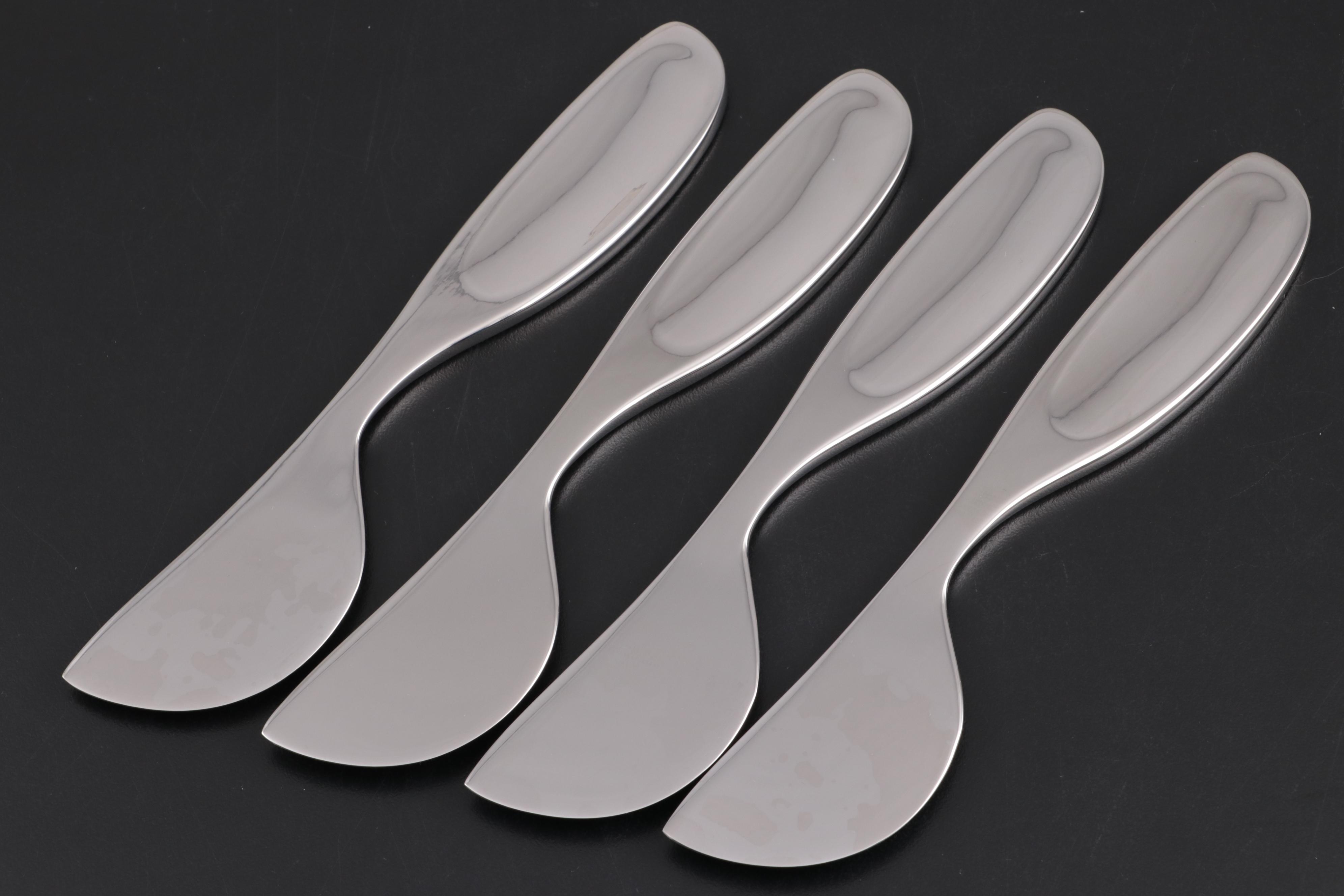 Georg Jensen "Urkiola" Bowls, "Alfredo" Cheese Knives and "Duo" Salad Servers