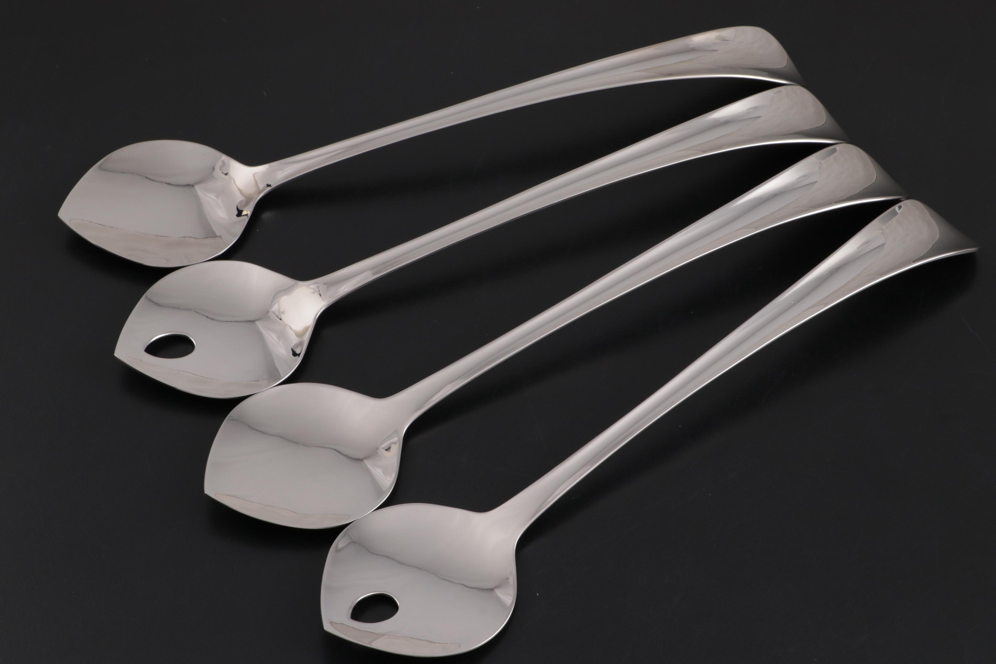 Georg Jensen "Urkiola" Bowls, "Alfredo" Cheese Knives and "Duo" Salad Servers