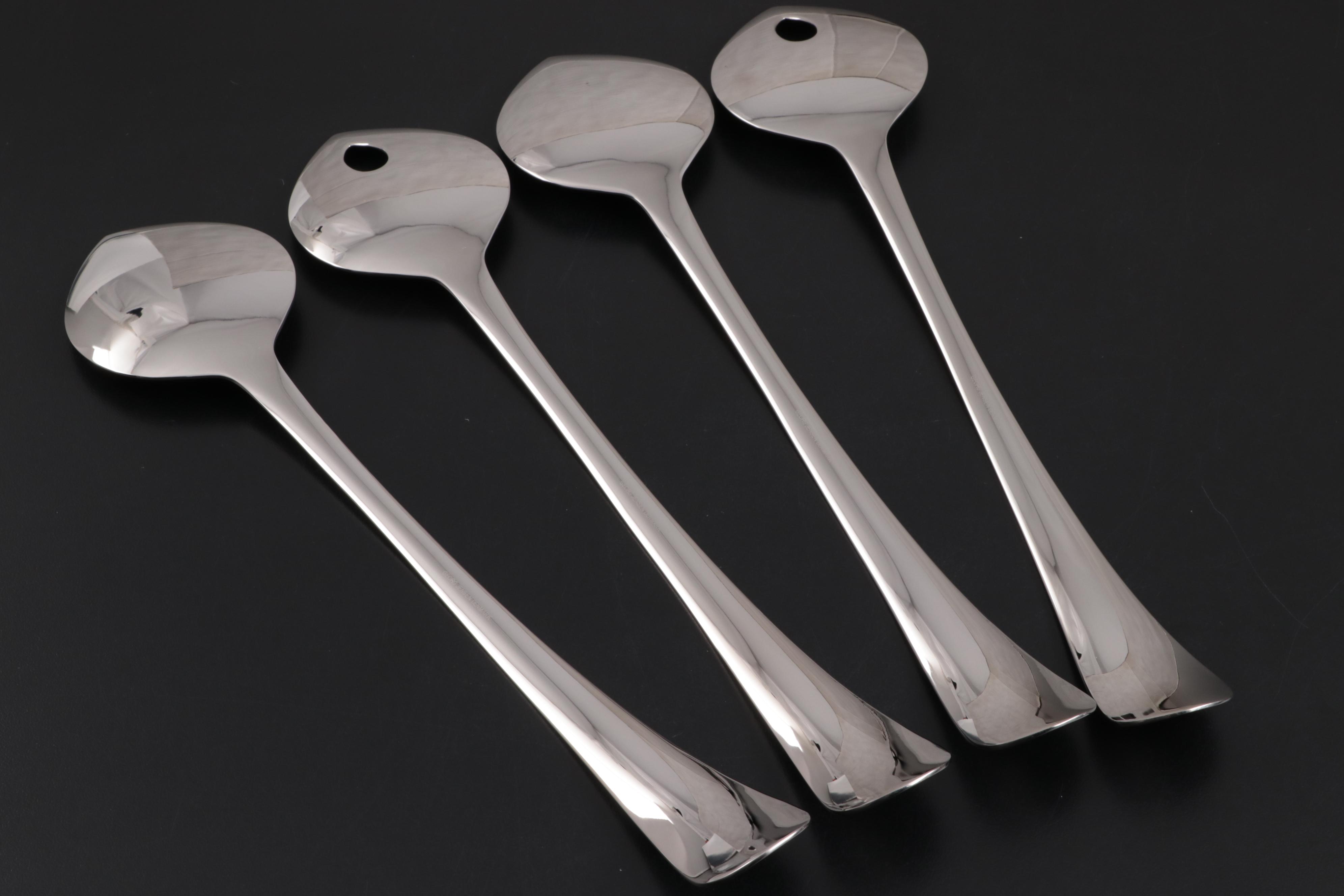 Georg Jensen "Urkiola" Bowls, "Alfredo" Cheese Knives and "Duo" Salad Servers