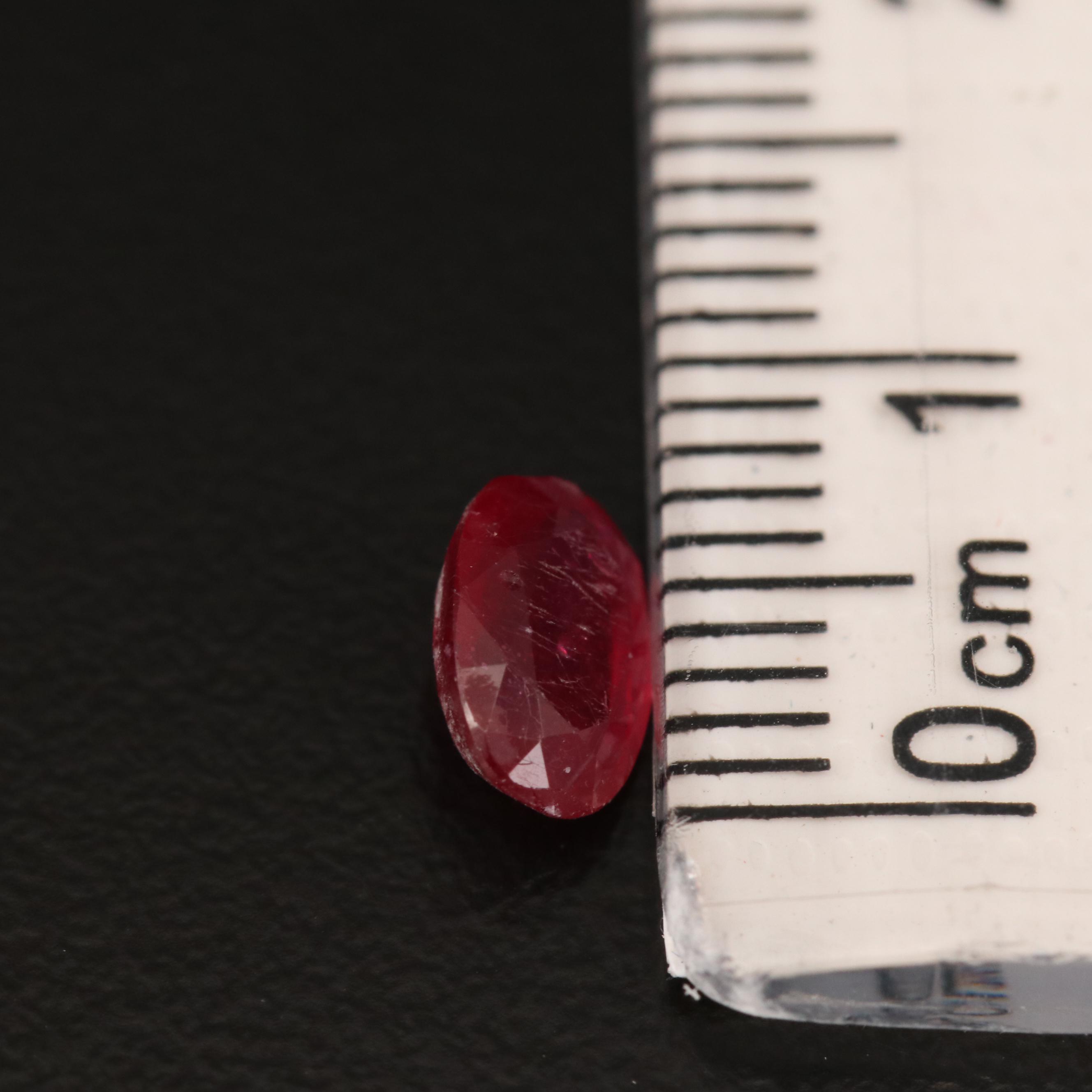 Loose Oval Faceted Corundum
