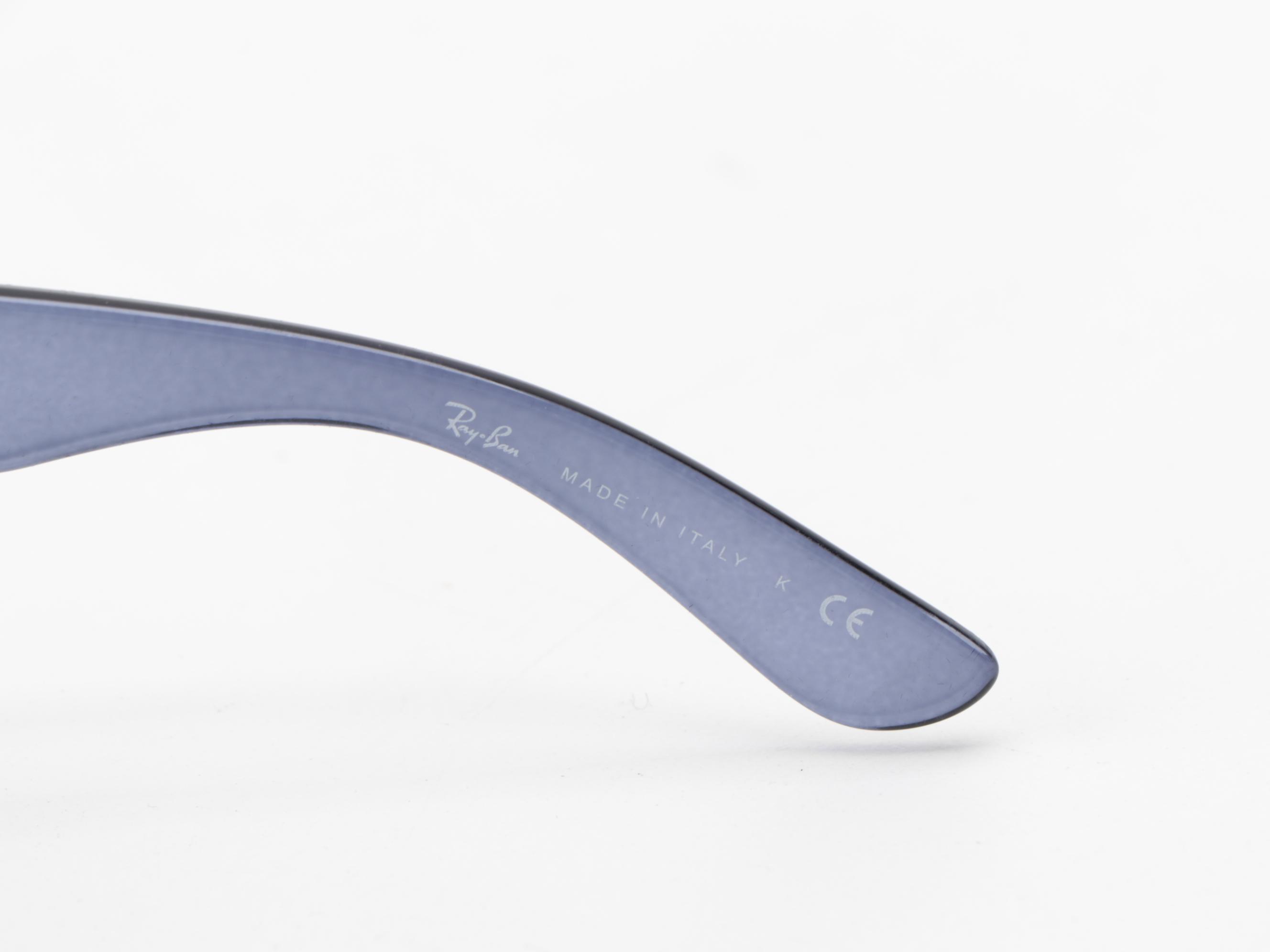 Ray-Ban RB4165 Clear Blue Justin Sunglasses with Case