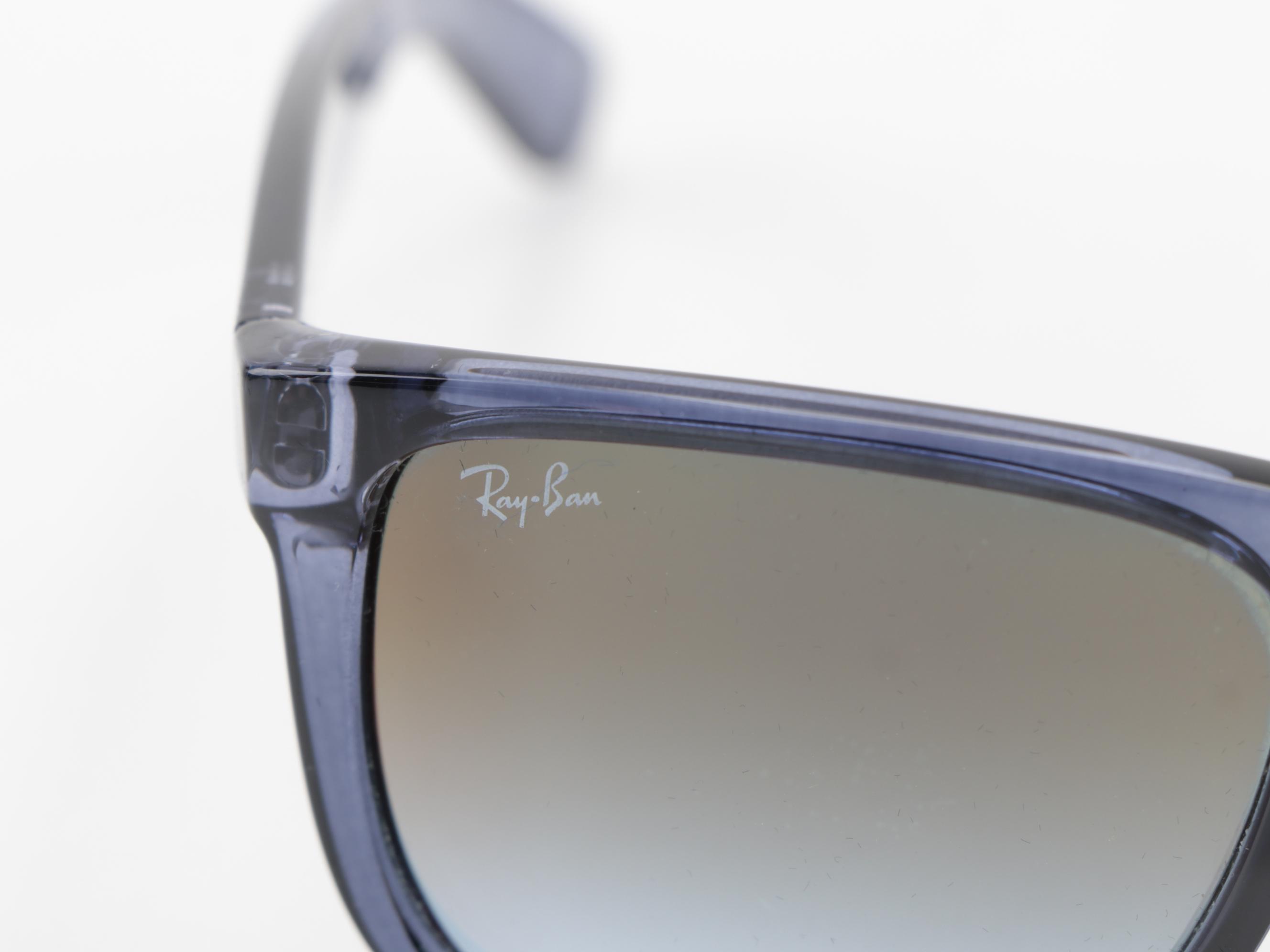 Ray-Ban RB4165 Clear Blue Justin Sunglasses with Case