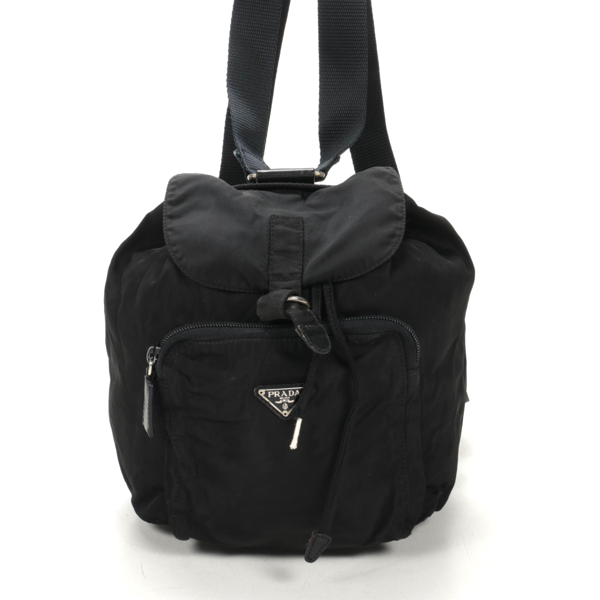 Prada Backpack in Black Tessuto Nylon