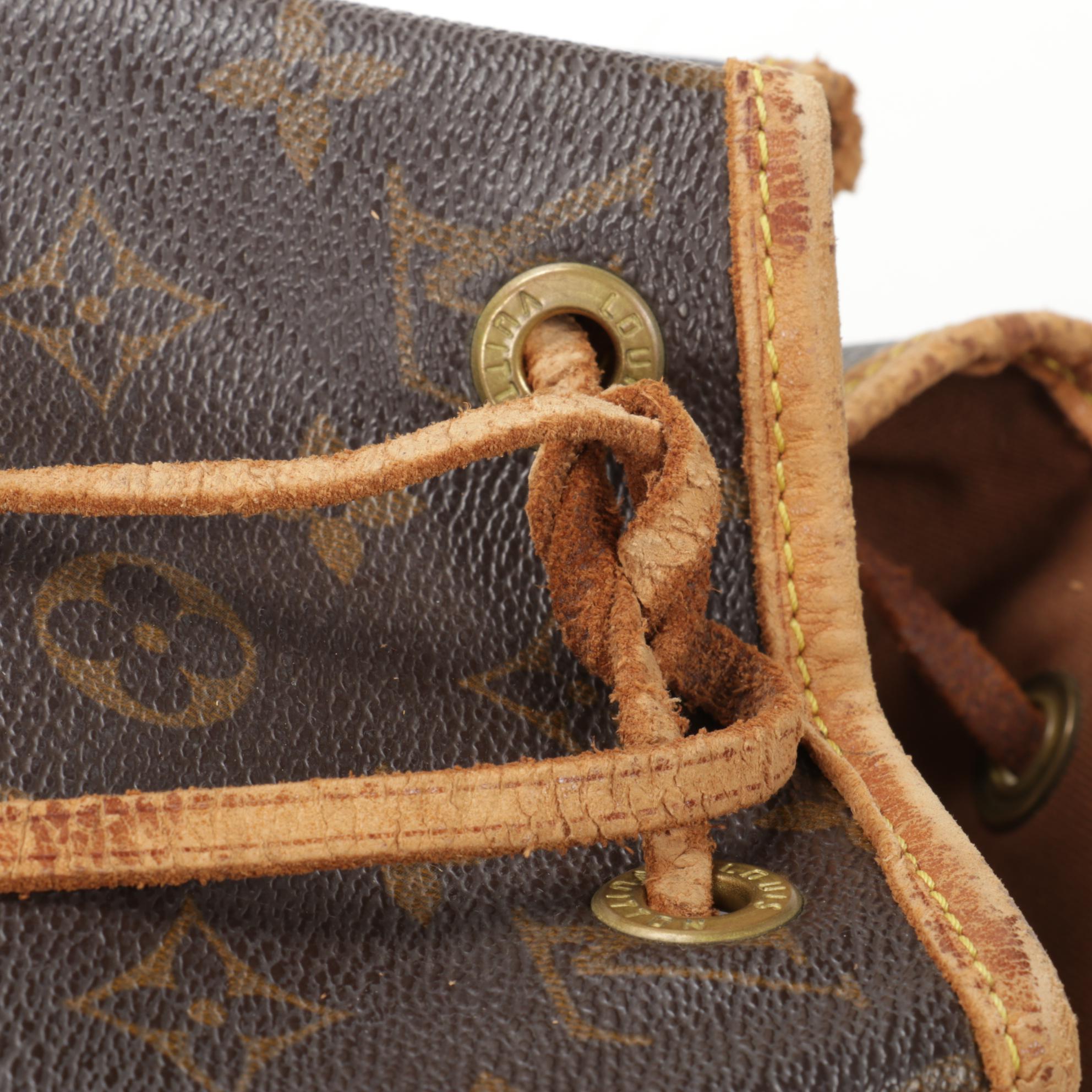 Louis Vuitton Montsouris Backpack in Monogram Canvas and Vachetta Leather