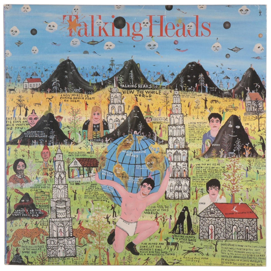 Howard Finster Designed Talking Heads "Little Creatures" Vinyl Record, 1985