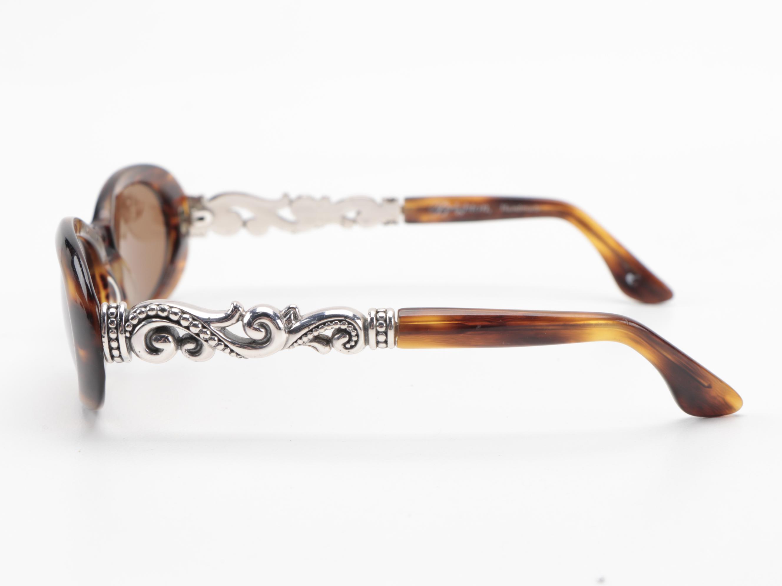 Brighton "Sound of Music" Oval Tortoise Sunglasses