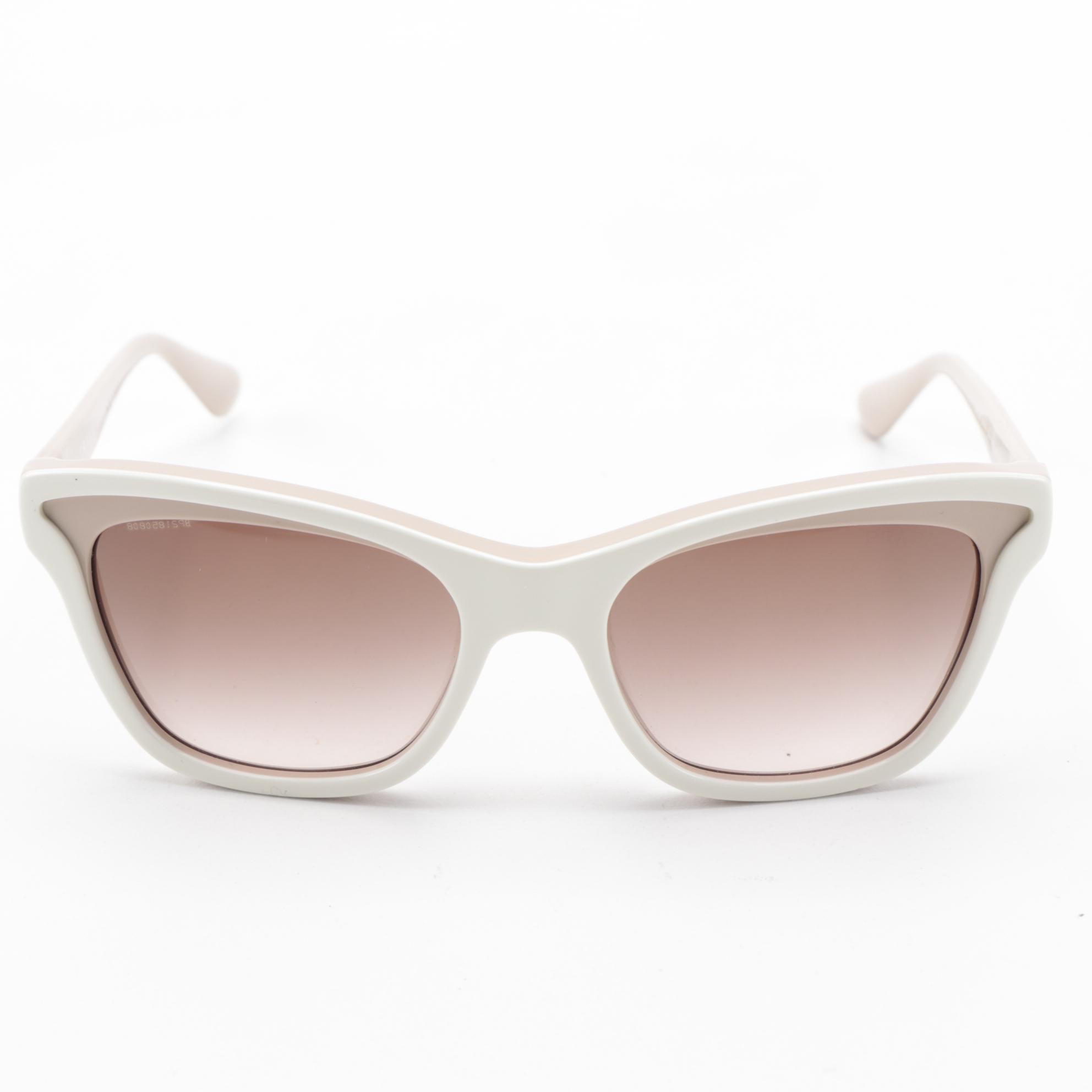 Prada SPR 16P Contrast Cat Eye Sunglasses