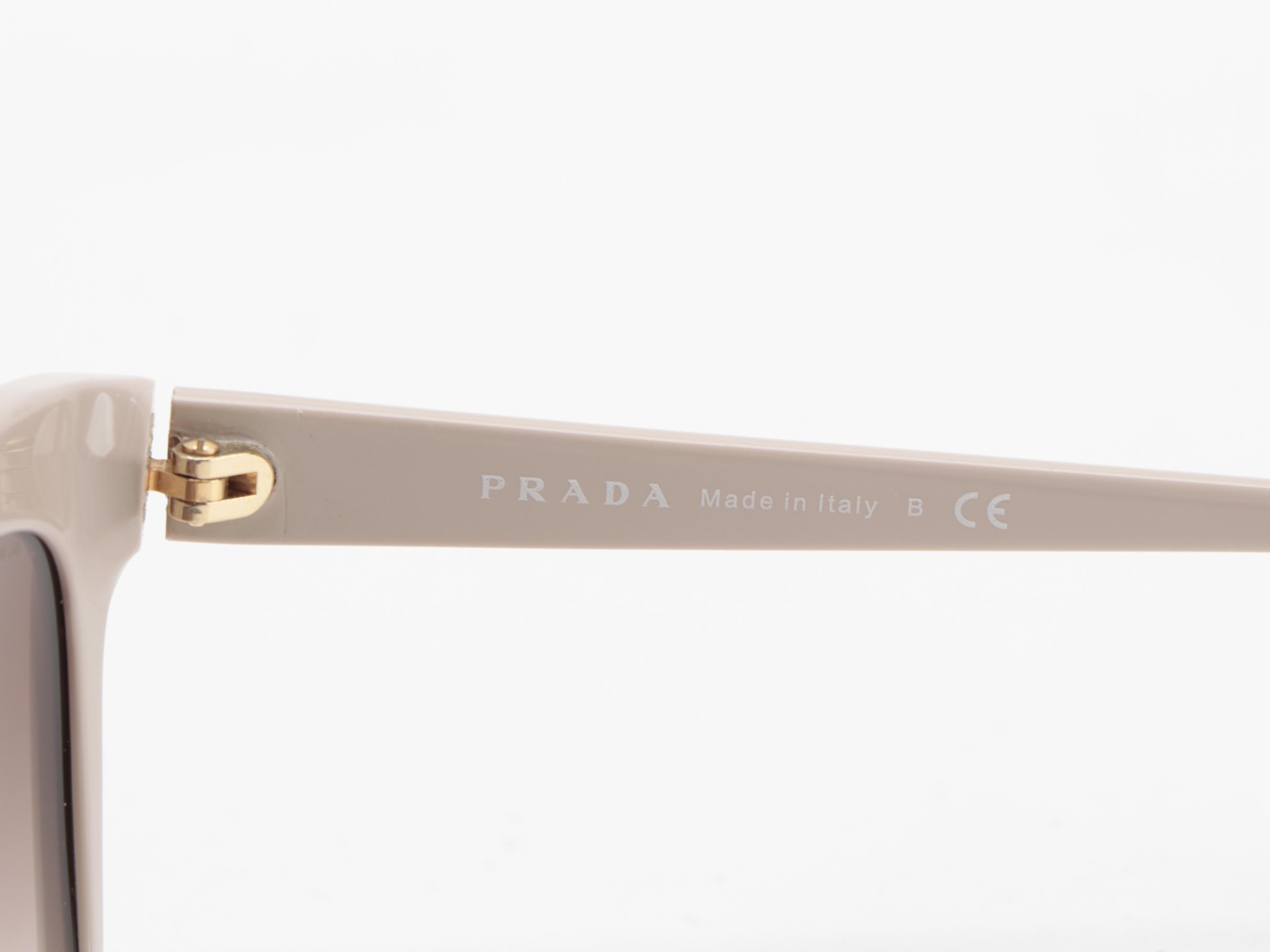Prada SPR 16P Contrast Cat Eye Sunglasses