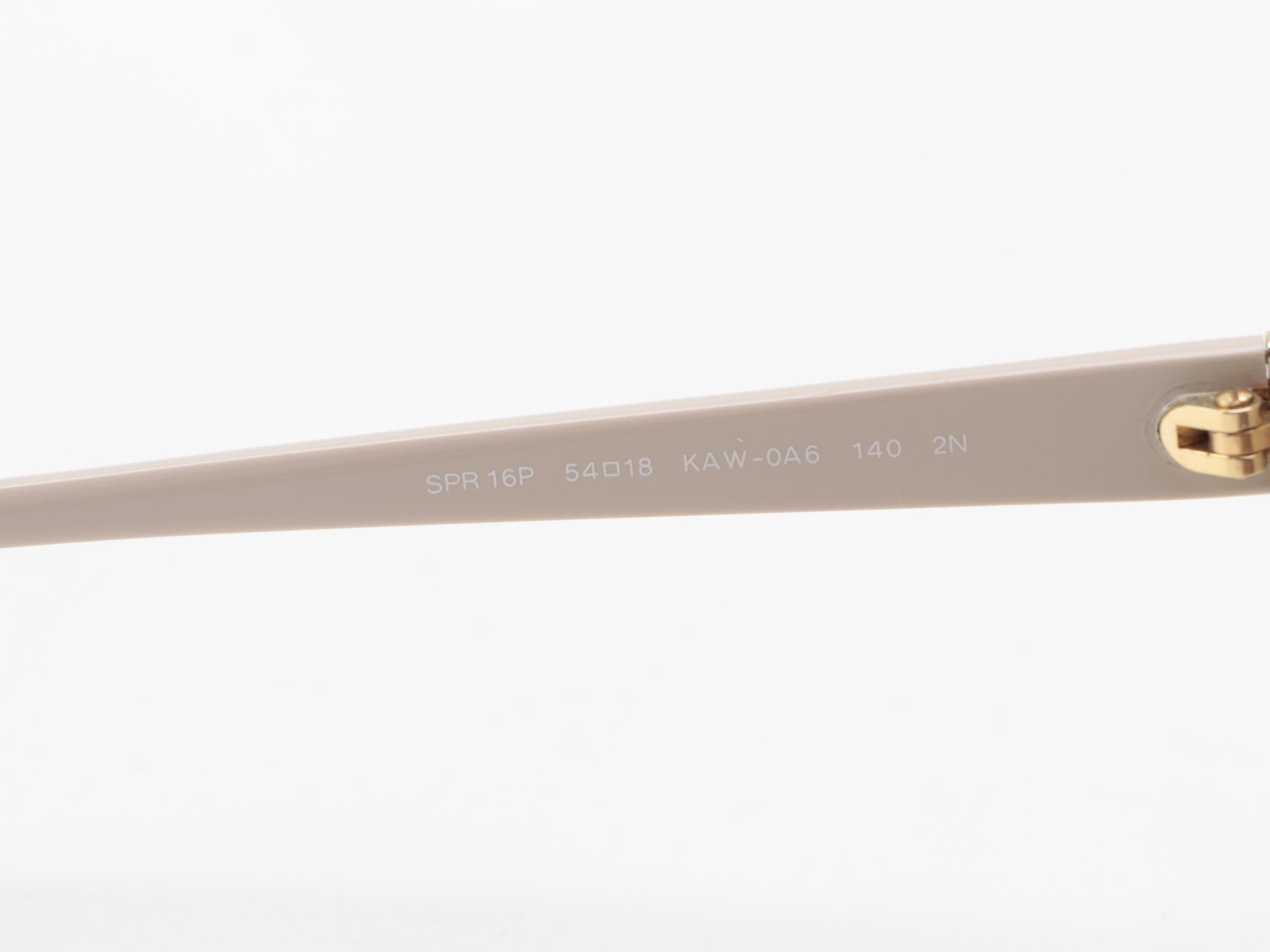 Prada SPR 16P Contrast Cat Eye Sunglasses