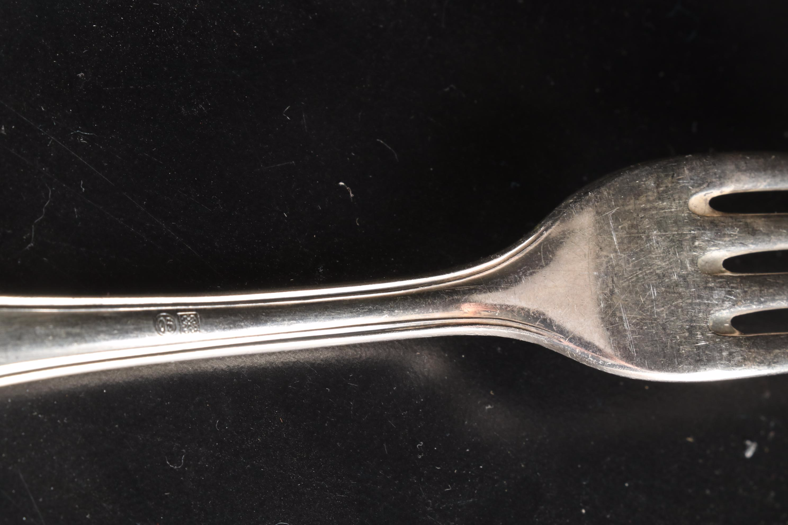 Wilhelm Seibel German Silver Plate Flatware, Mid to Late 20th Century