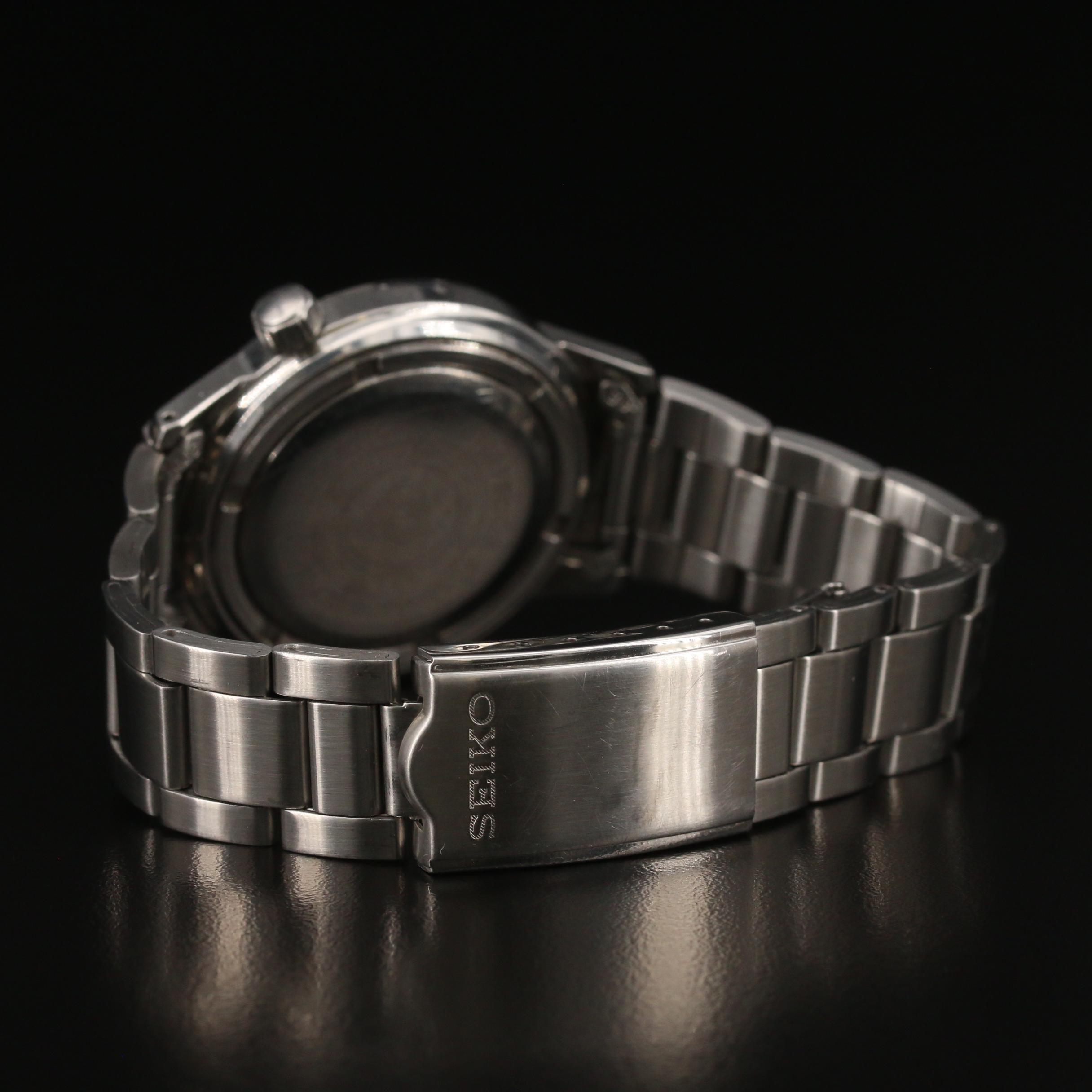 "Seikomatic Silverwave" Stainless Steel Automatic Watch