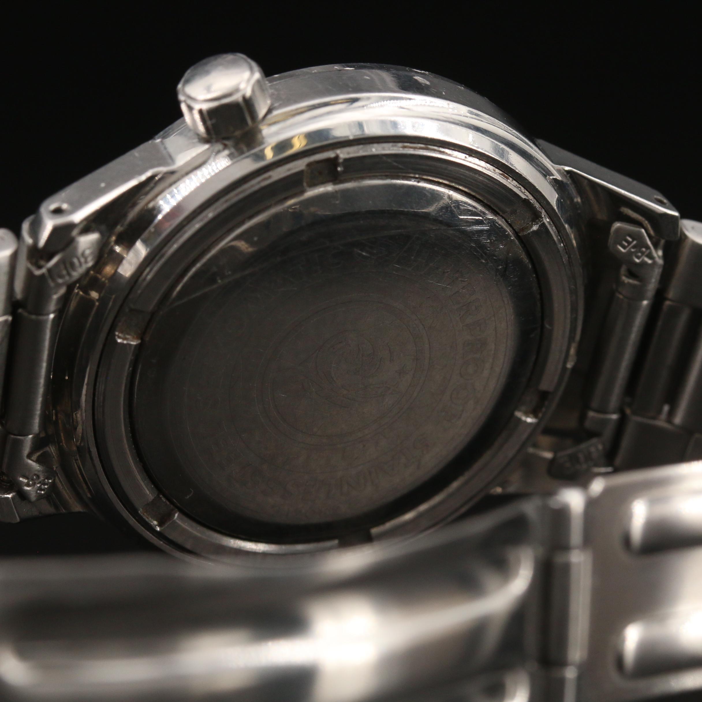 "Seikomatic Silverwave" Stainless Steel Automatic Watch
