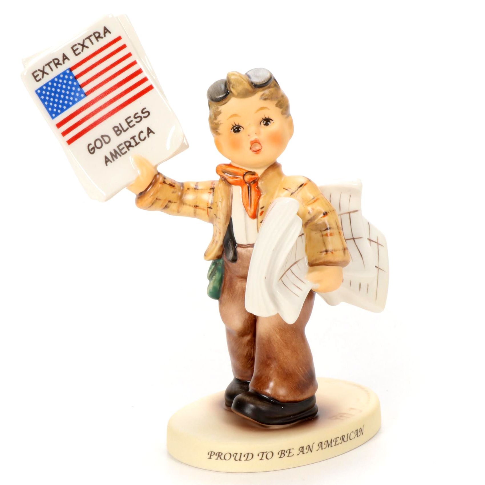 Goebel "Pledge Allegiance" Porcelain Hummel Figurine