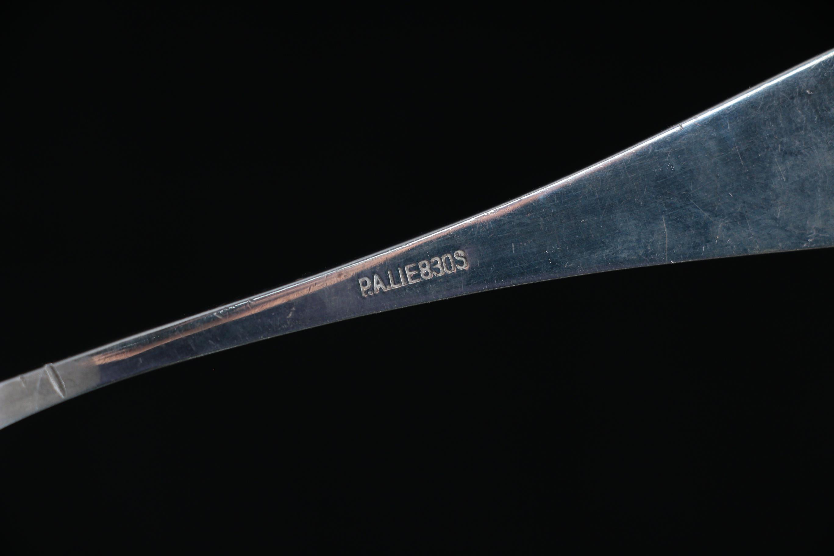 Norwegian 830 Silver Chased and Pierced Fish Server, Early 20th C.