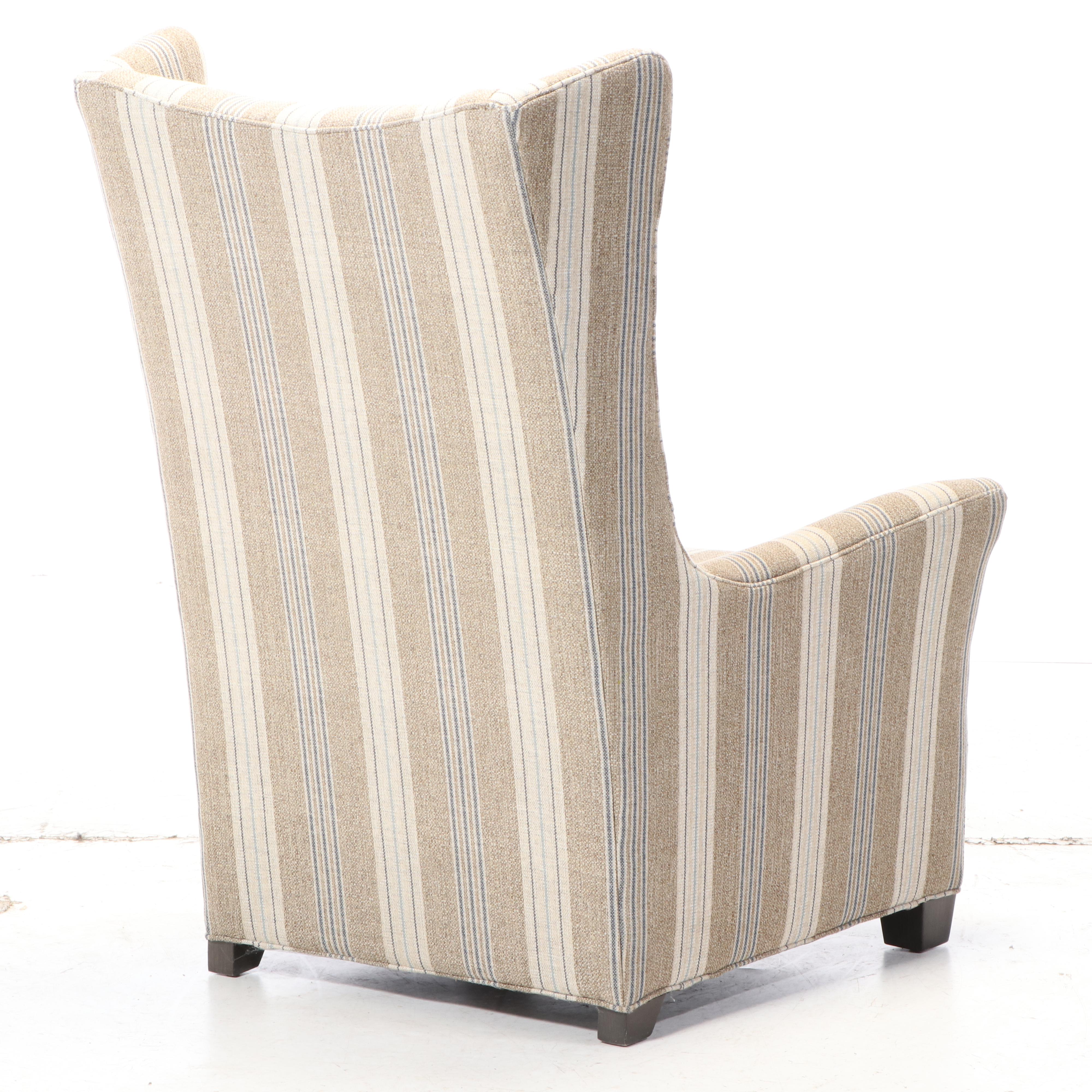 CR Laine Furniture Custom-Upholstered Wingback Armchair