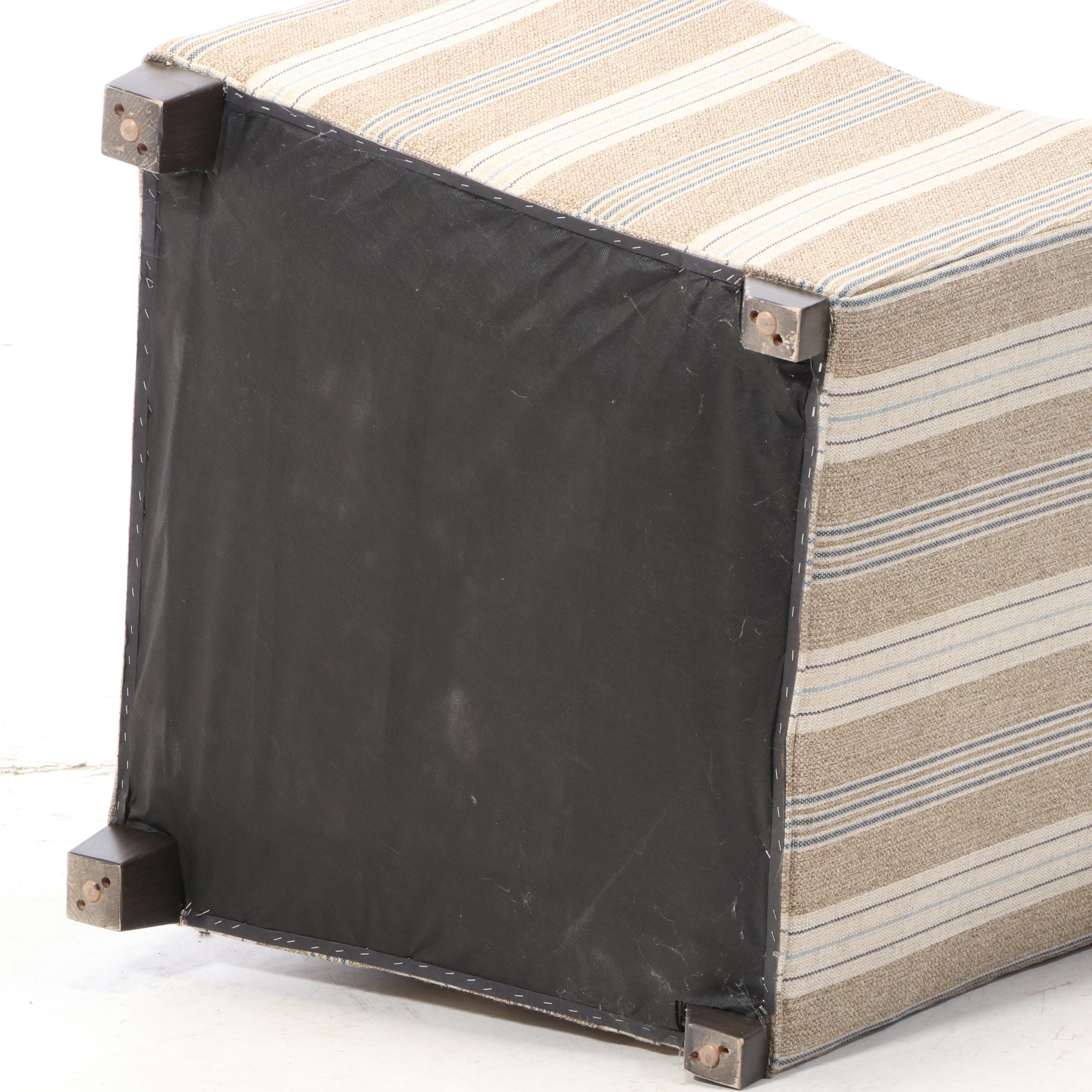 CR Laine Furniture Custom-Upholstered Wingback Armchair