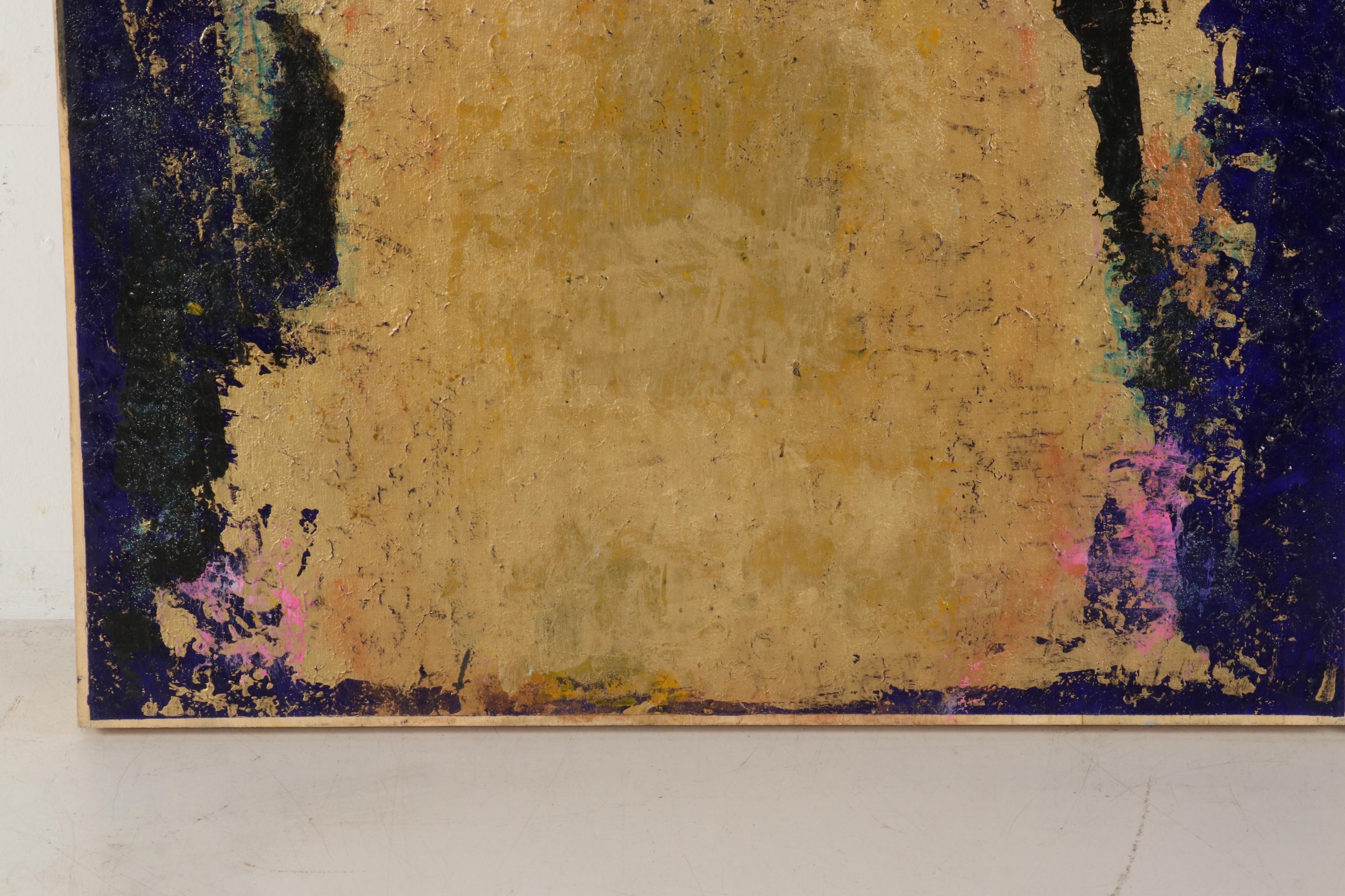 Janice Schuler Abstract Acrylic Painting "Gender Studies," 2017