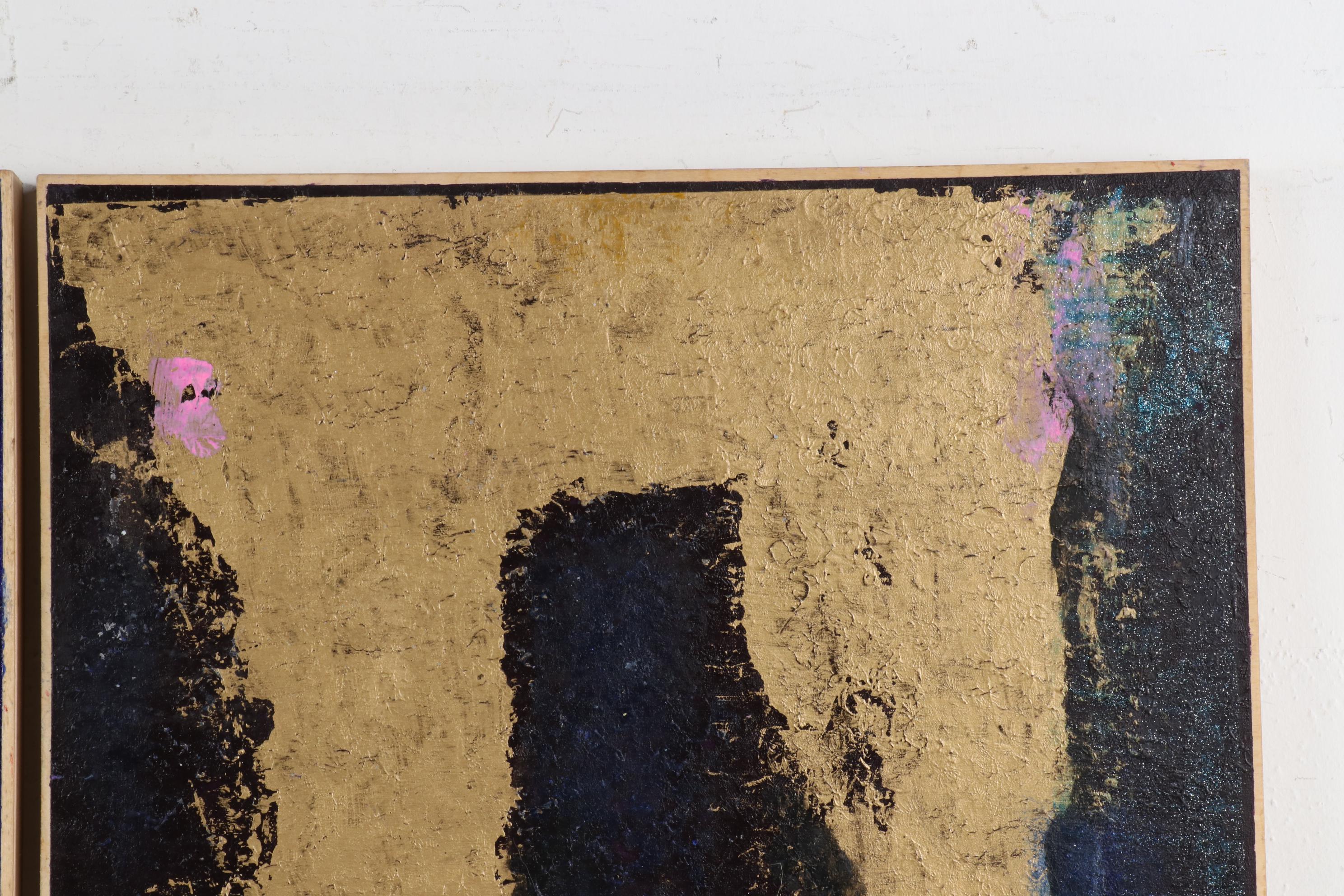 Janice Schuler Abstract Acrylic Painting "Gender Studies," 2017