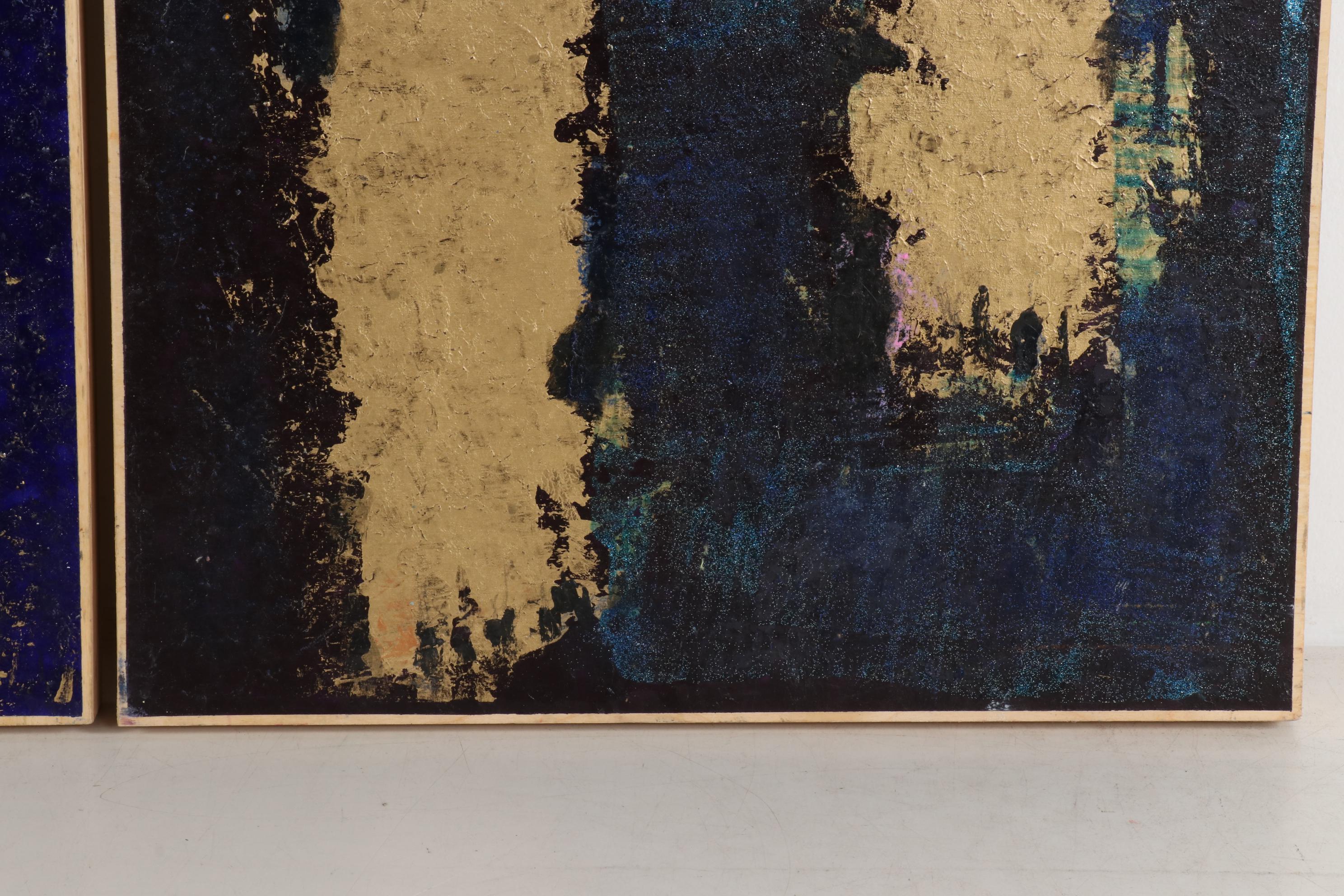 Janice Schuler Abstract Acrylic Painting "Gender Studies," 2017