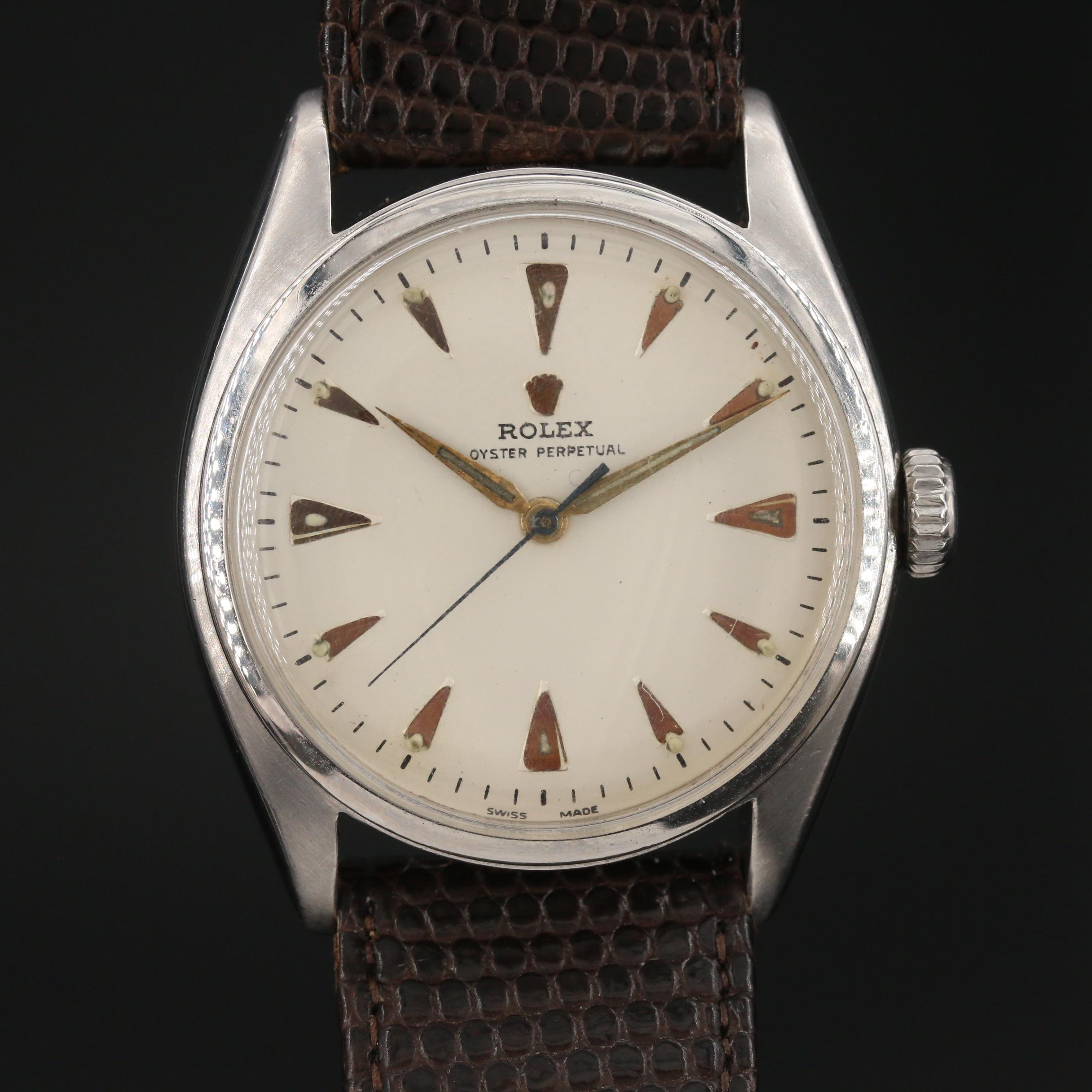 Vintage Rolex Oyster Perpetual Stainless Steel Watch