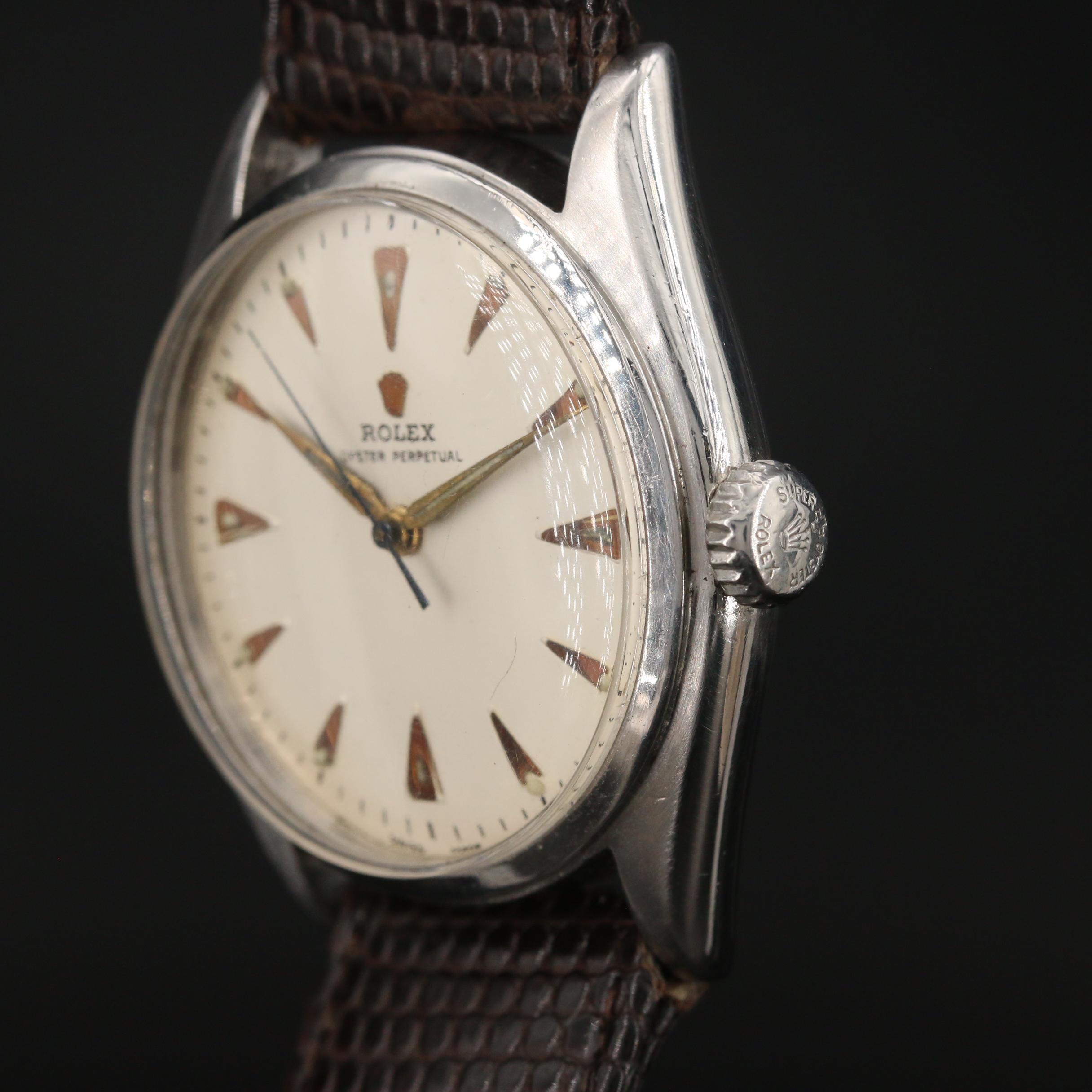 Vintage Rolex Oyster Perpetual Stainless Steel Watch