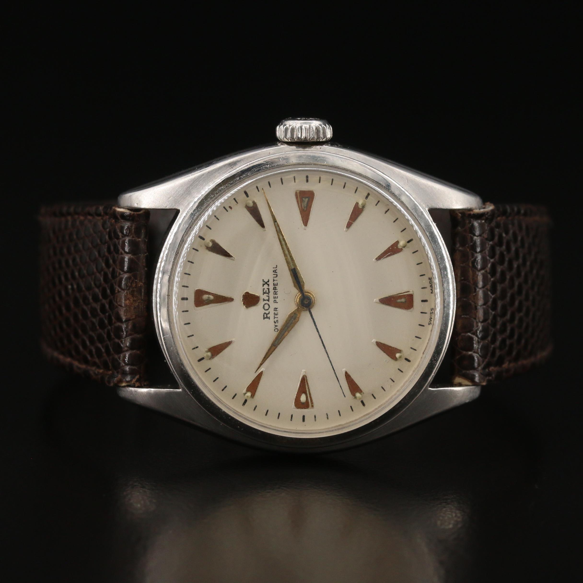 Vintage Rolex Oyster Perpetual Stainless Steel Watch