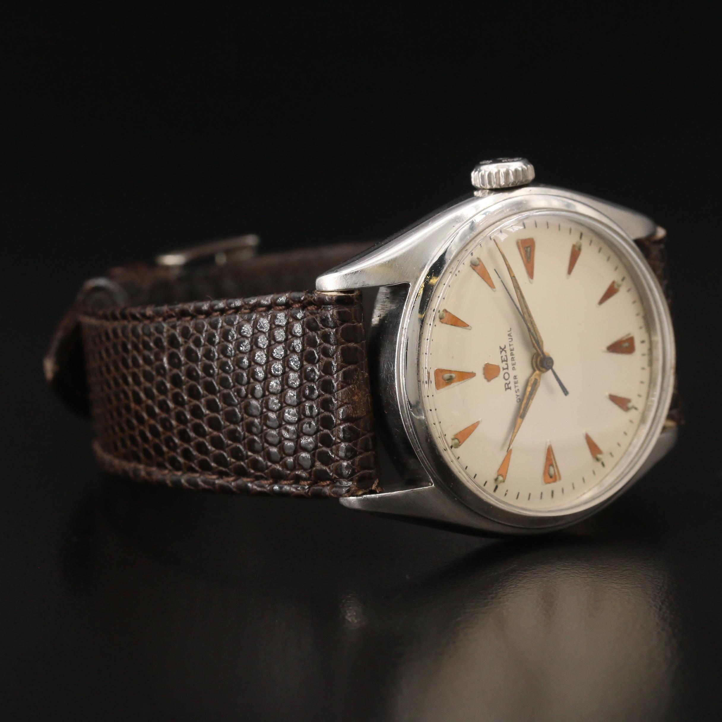 Vintage Rolex Oyster Perpetual Stainless Steel Watch
