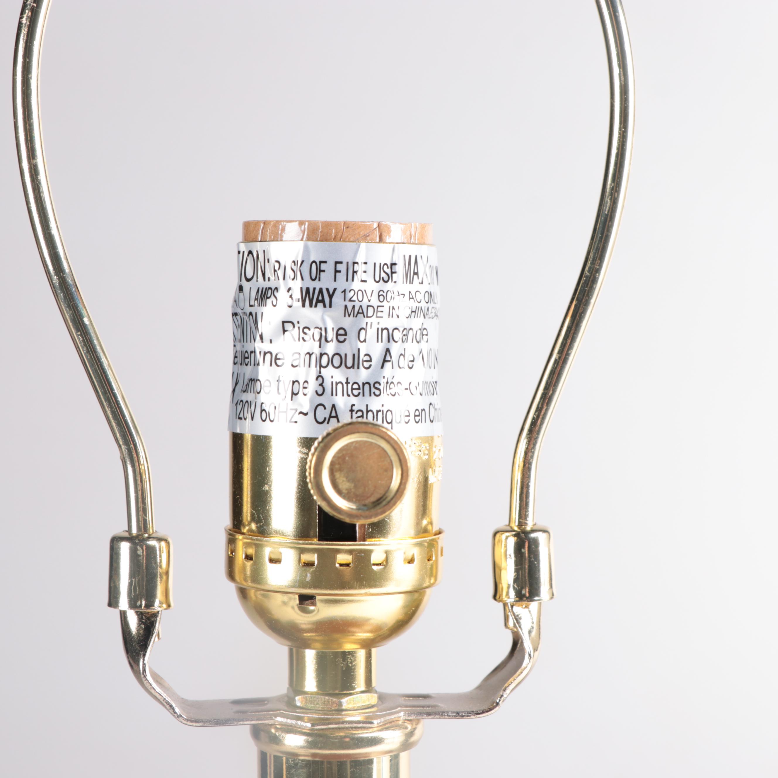 "Lauren" Ralph Lauren Chinese Ceramic Blue and White Ginger Jar Table Lamps