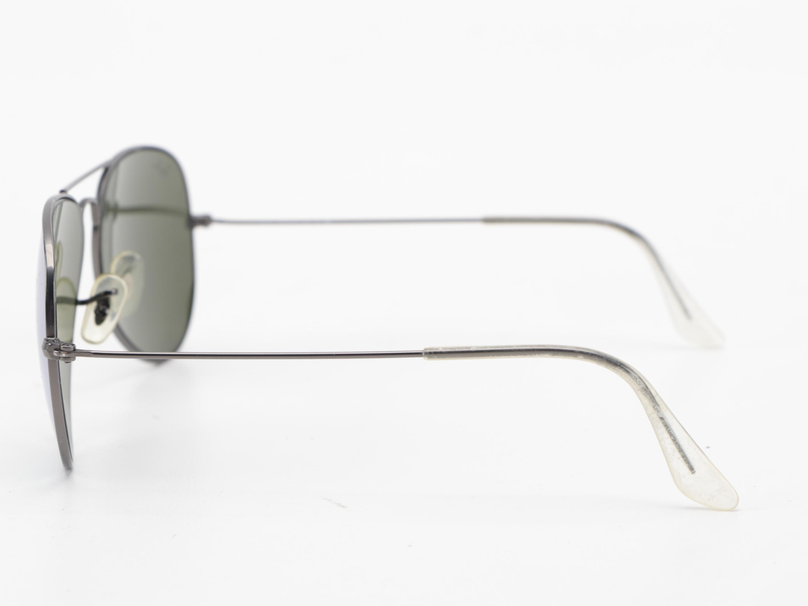 Ray-Ban RB3025 Aviator Large Metal Mirrored Sunglasses with Case