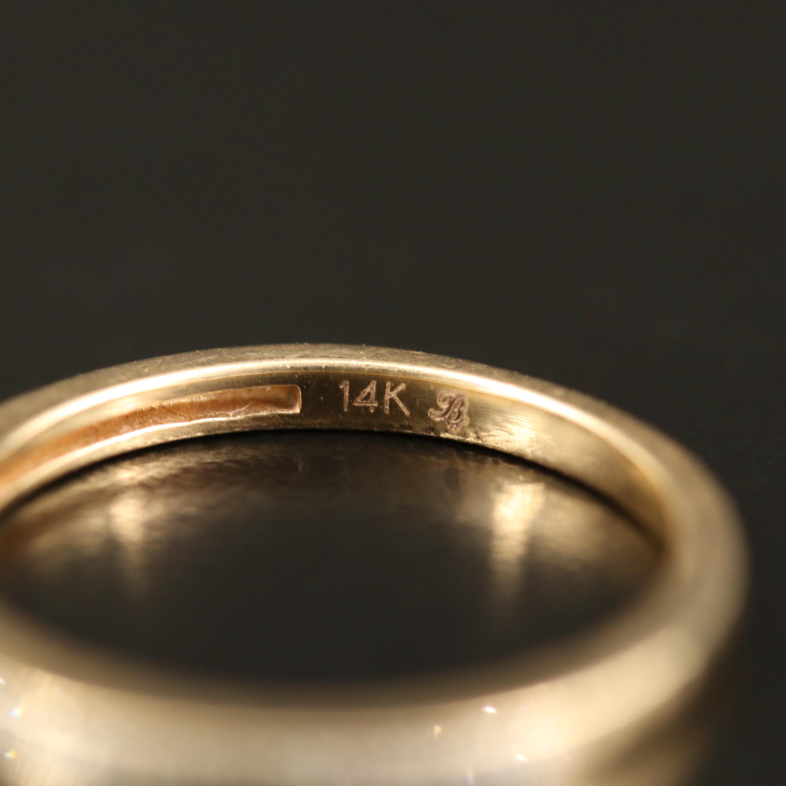 14K Diamond Band