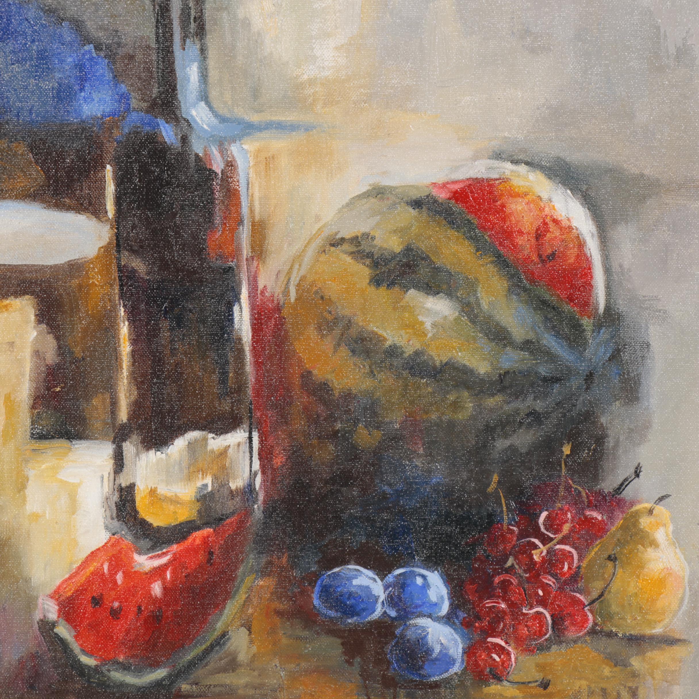 Nataliya Shlomenko Oil Painting "Watermelon Wine"