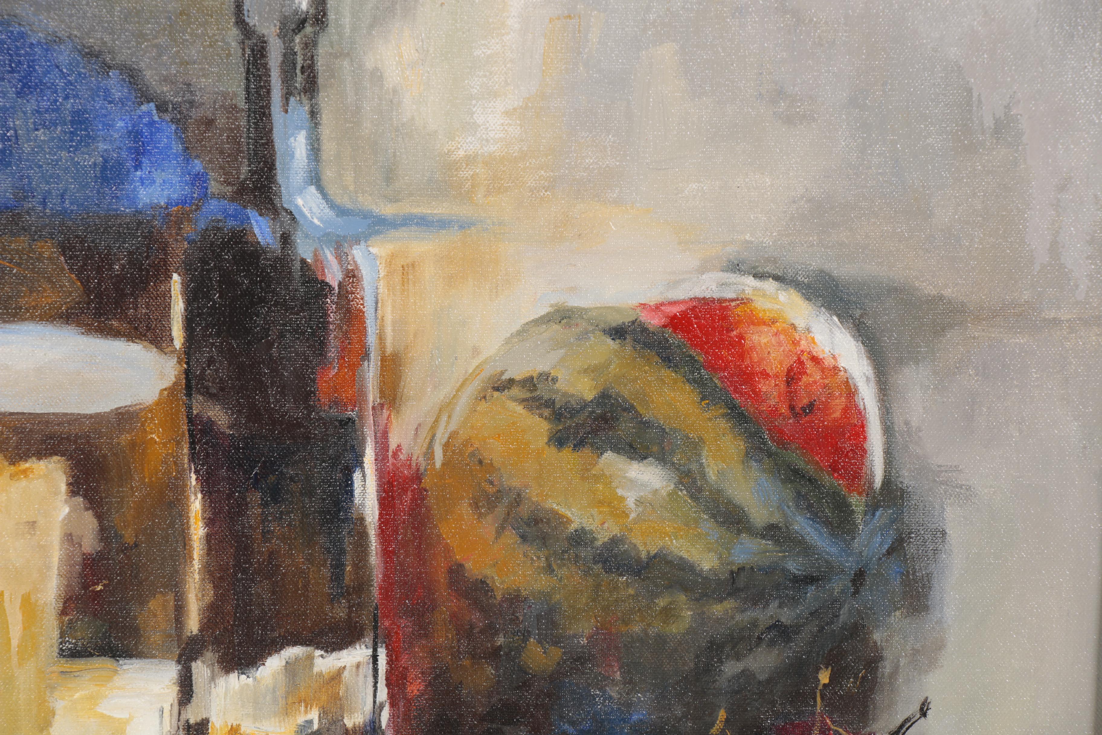 Nataliya Shlomenko Oil Painting "Watermelon Wine"