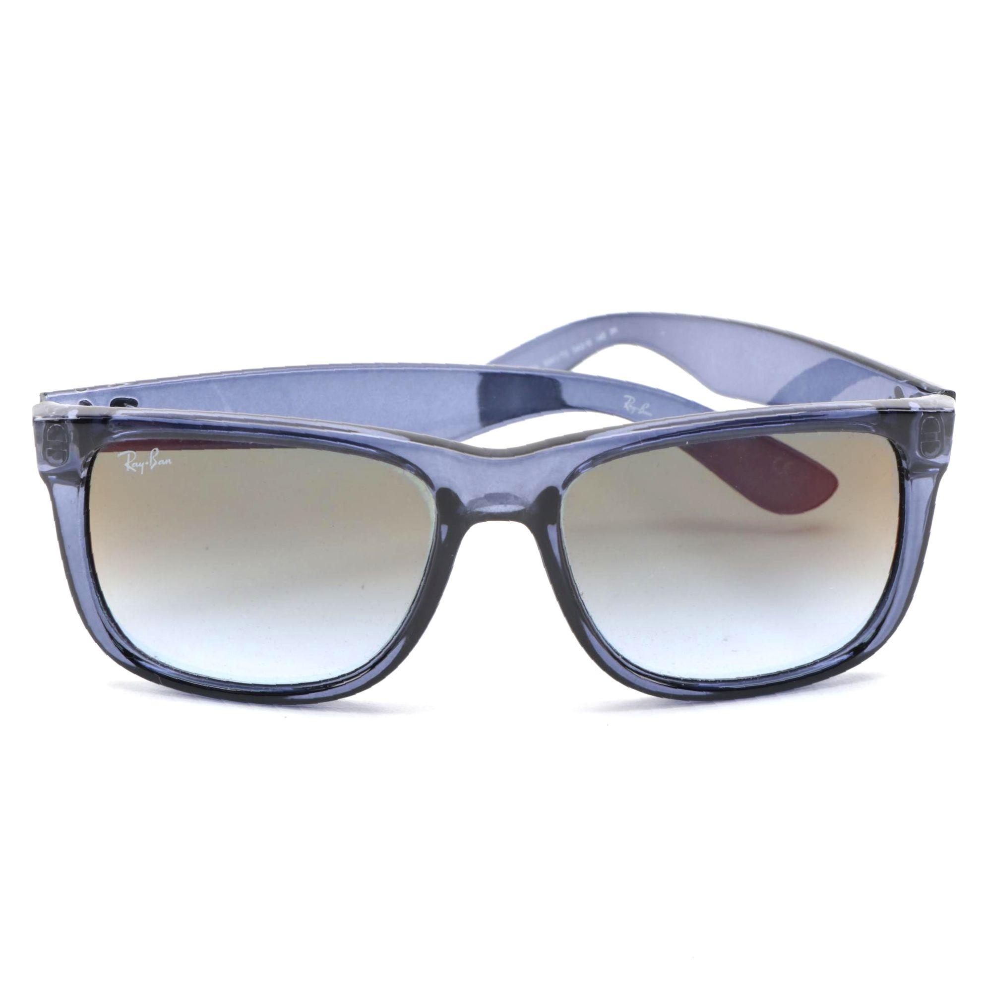 Ray-Ban RB4165 Clear Blue Justin Sunglasses with Case