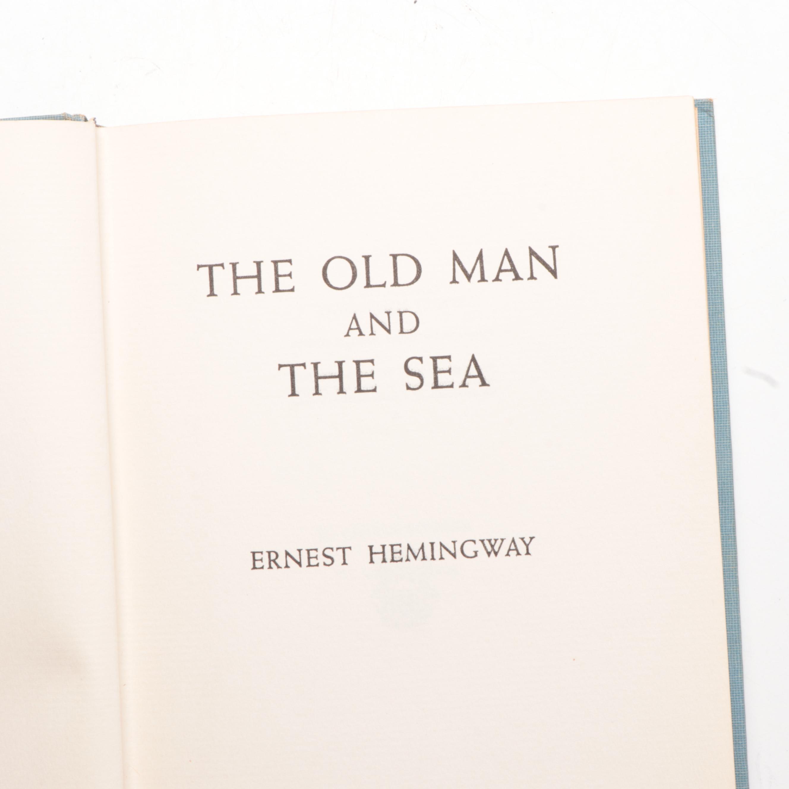 First Edition "The Old Man and the Sea" by Ernest Hemingway, 1952