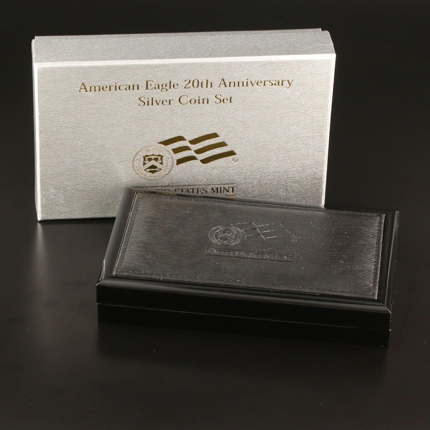 20th Anniversary American Eagle Silver Coin Set, 2006