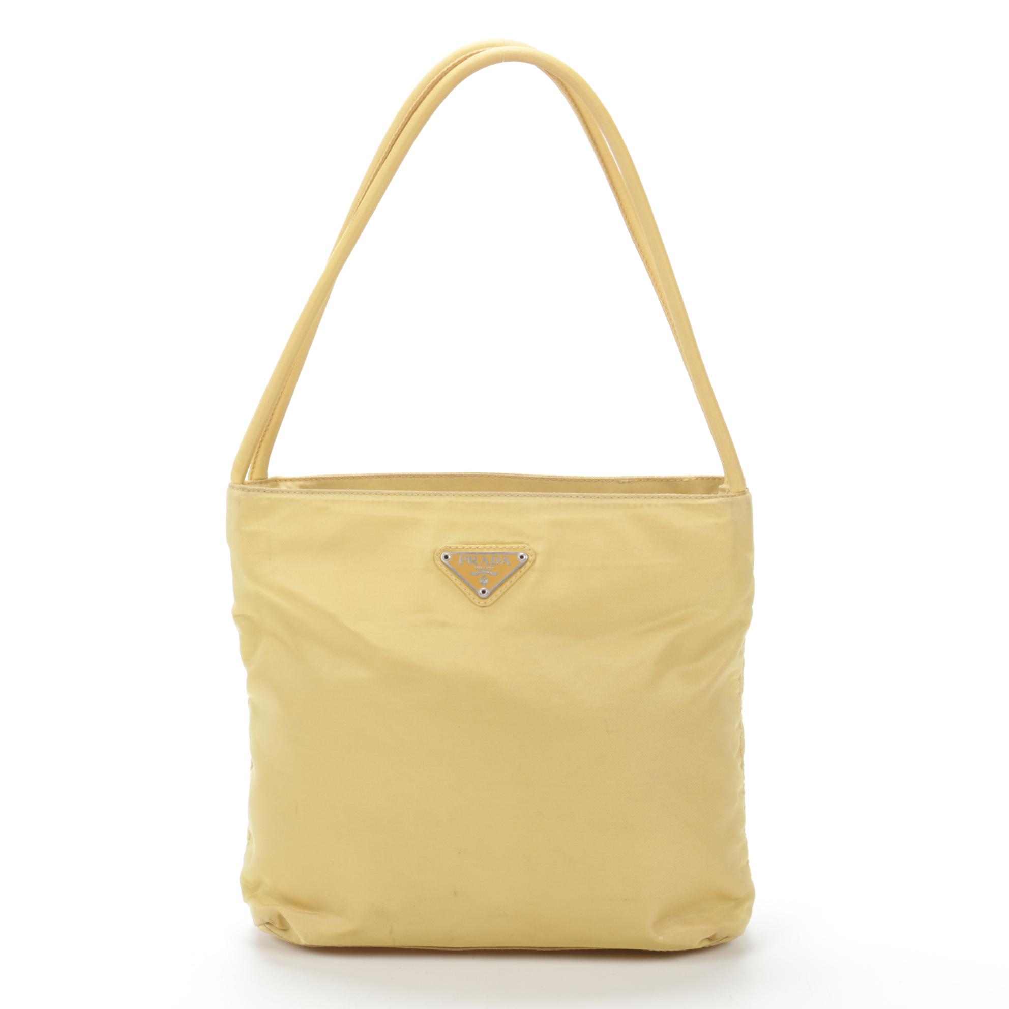 Prada Tote in Yellow Tessuto Nylon