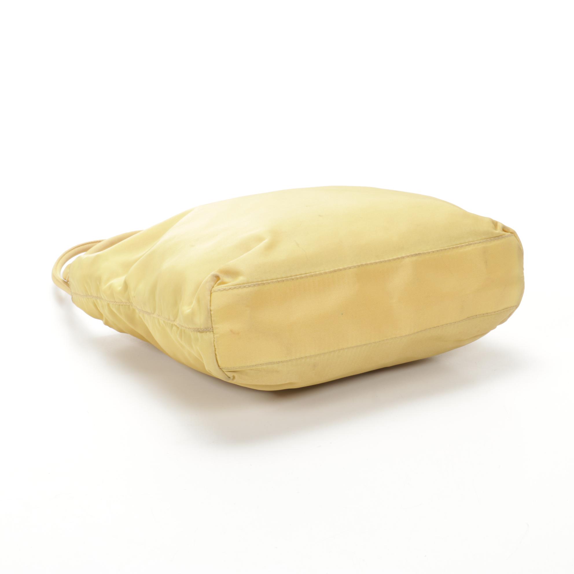 Prada Tote in Yellow Tessuto Nylon