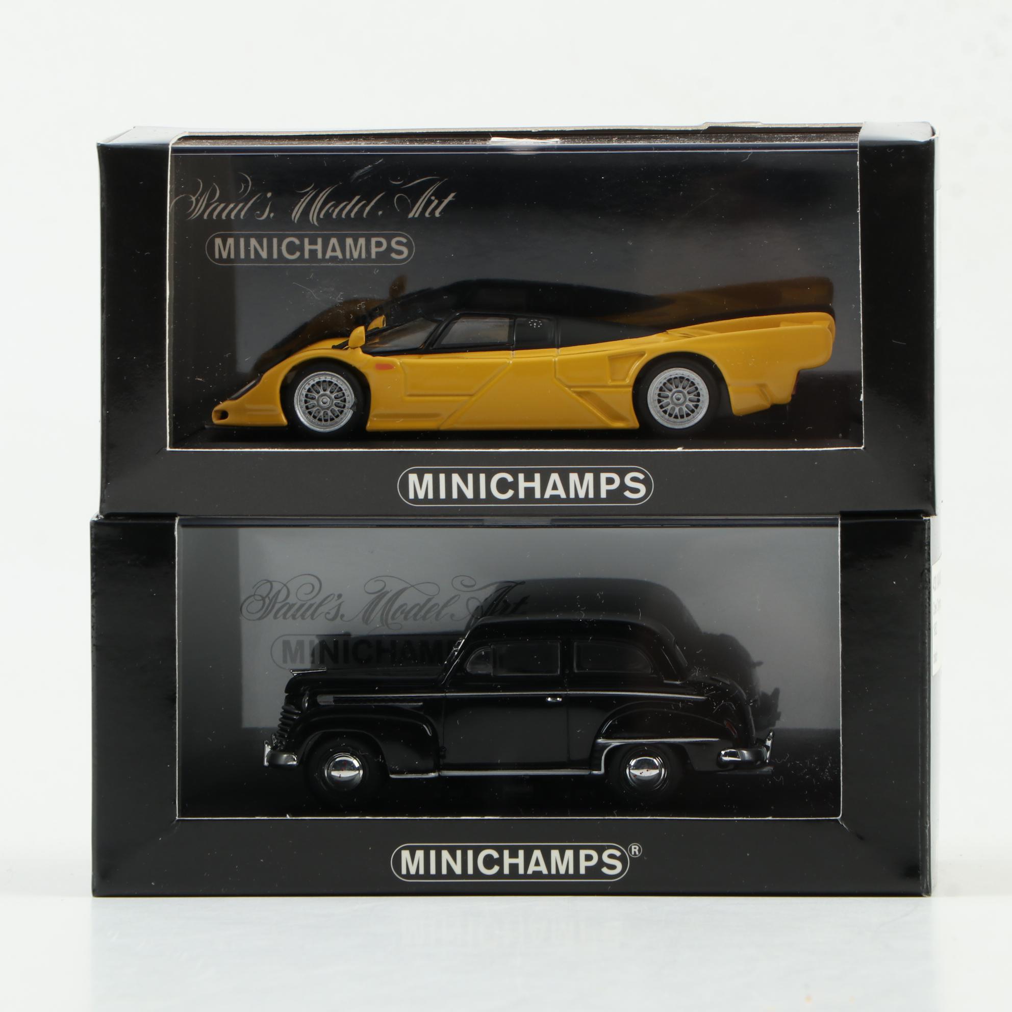 Minichamps Limited Edition Model Cars, Including Bentley, Lamborghini, and More