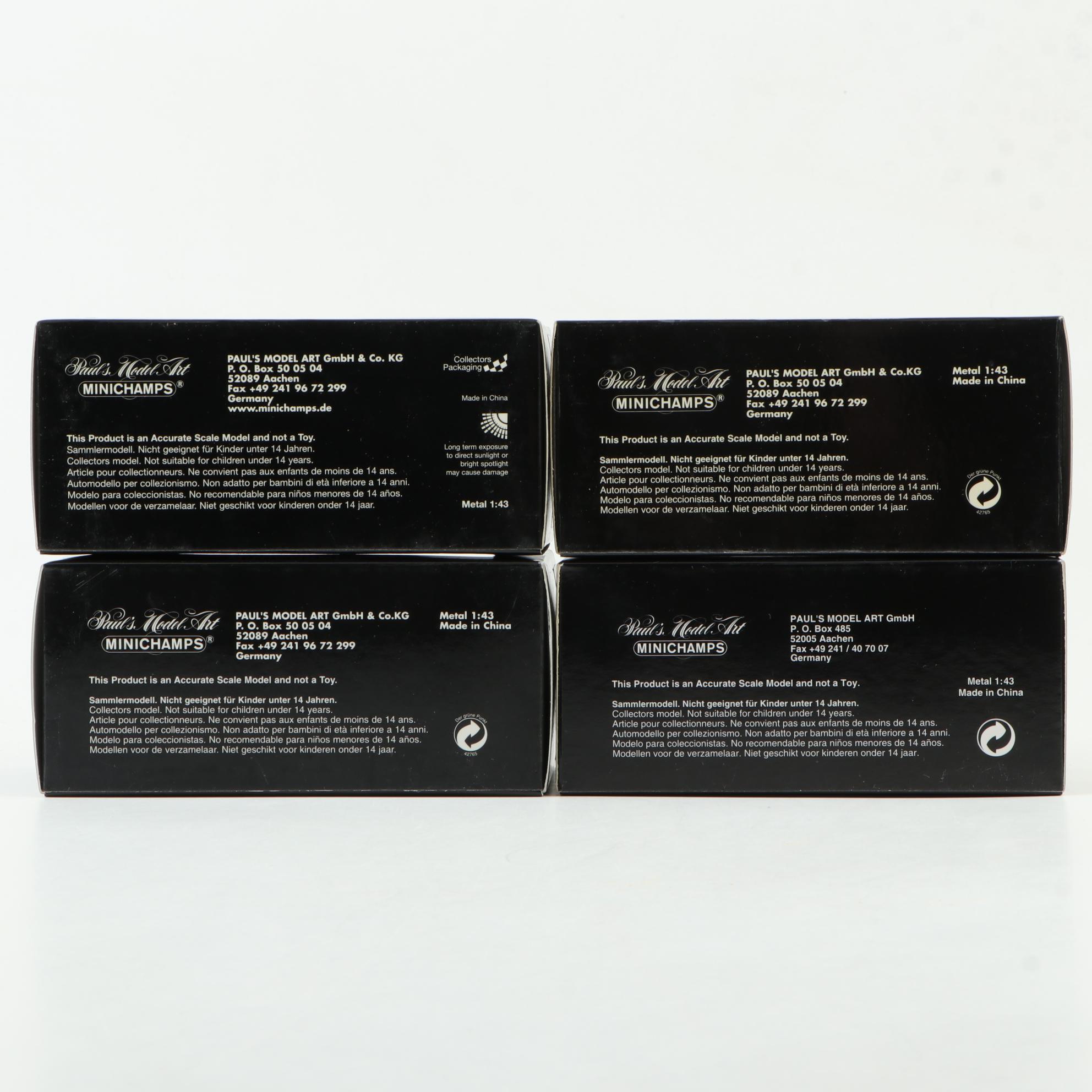 Minichamps Limited Edition Model Cars, Including Bentley, Lamborghini, and More