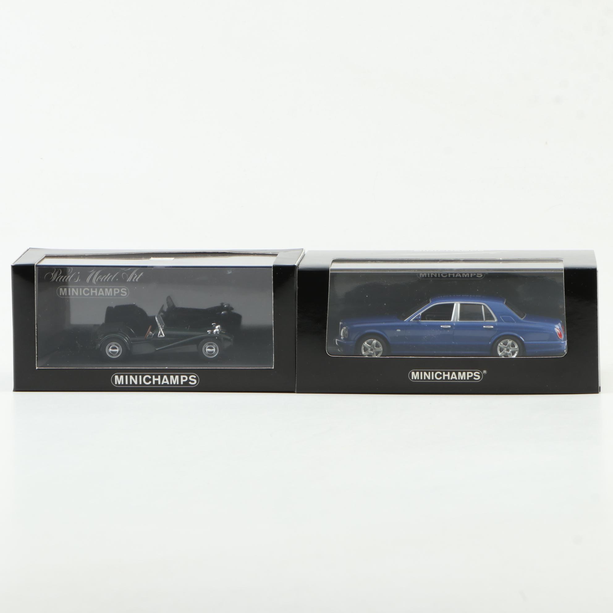Minichamps Limited Edition Model Cars, Including Bentley, Lamborghini, and More