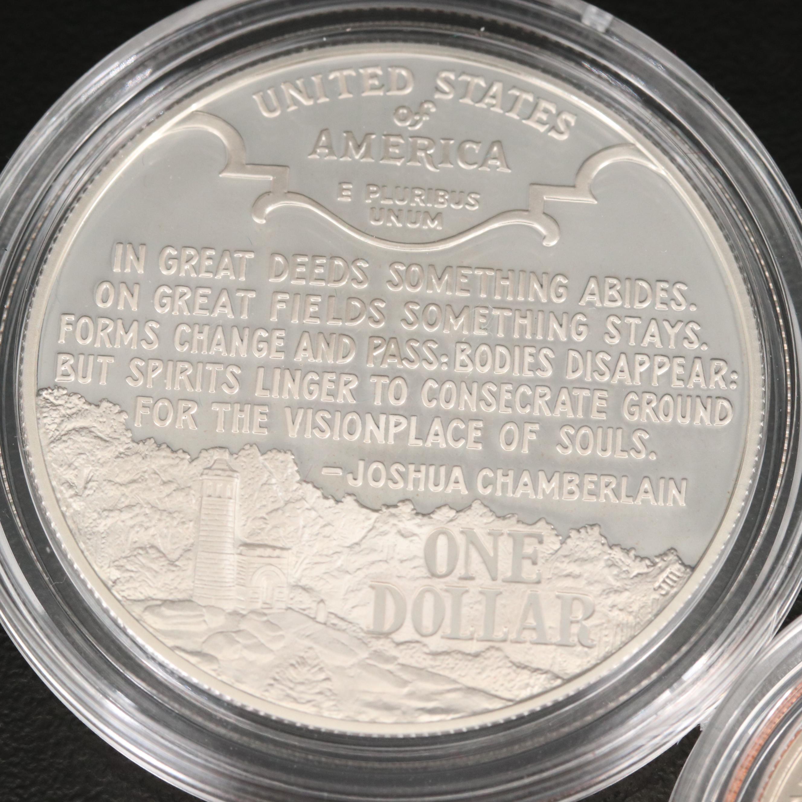 1995 Commemorative Civil War Silver Coin Set