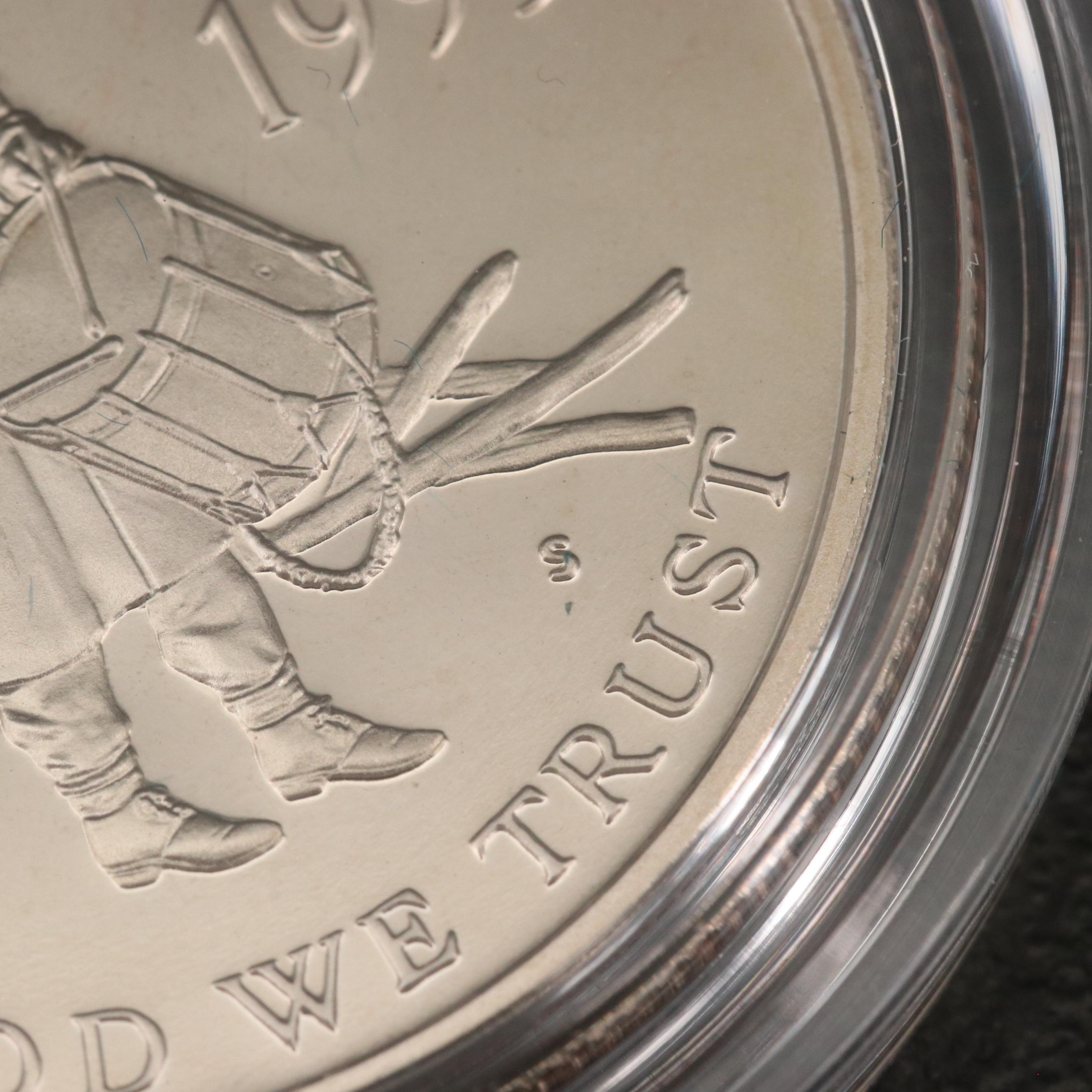 1995 Commemorative Civil War Silver Coin Set