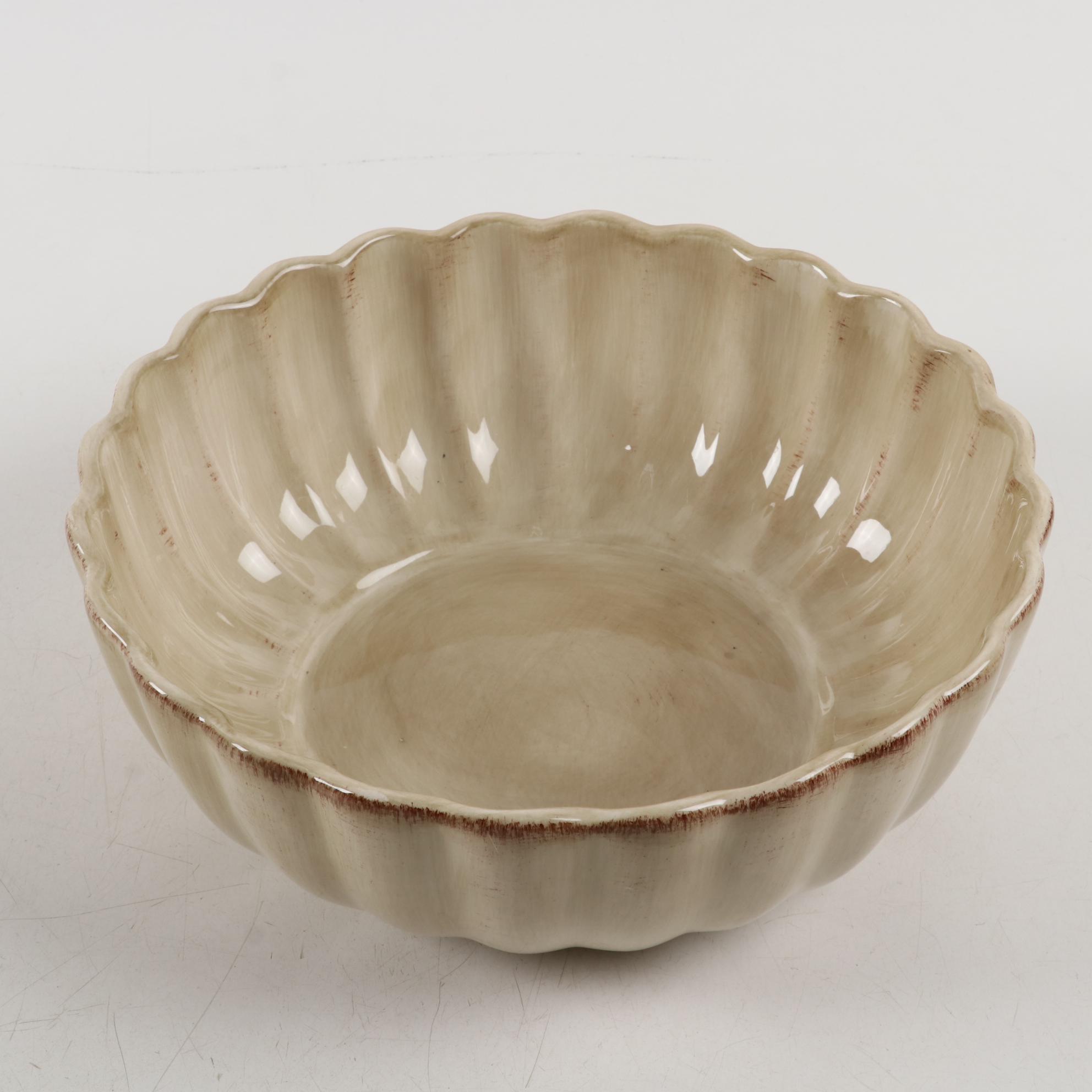 Z Gallerie "Lucca" Hand-Painted Ceramic Dinnerware