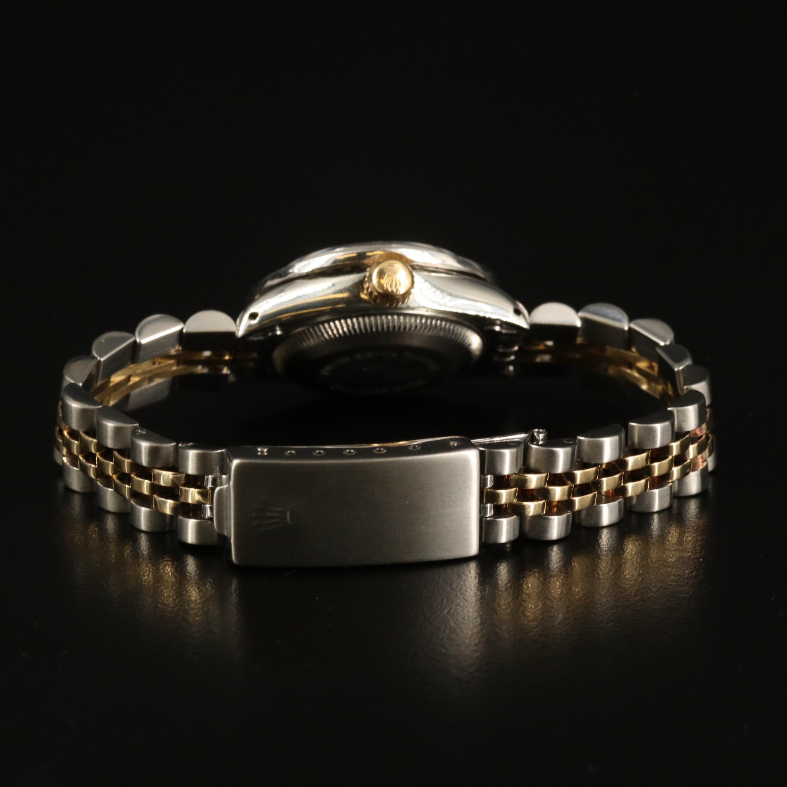 1981 Rolex "Datejust" 1.25  CTW Diamond, 14K Gold and Stainless Steel Watch