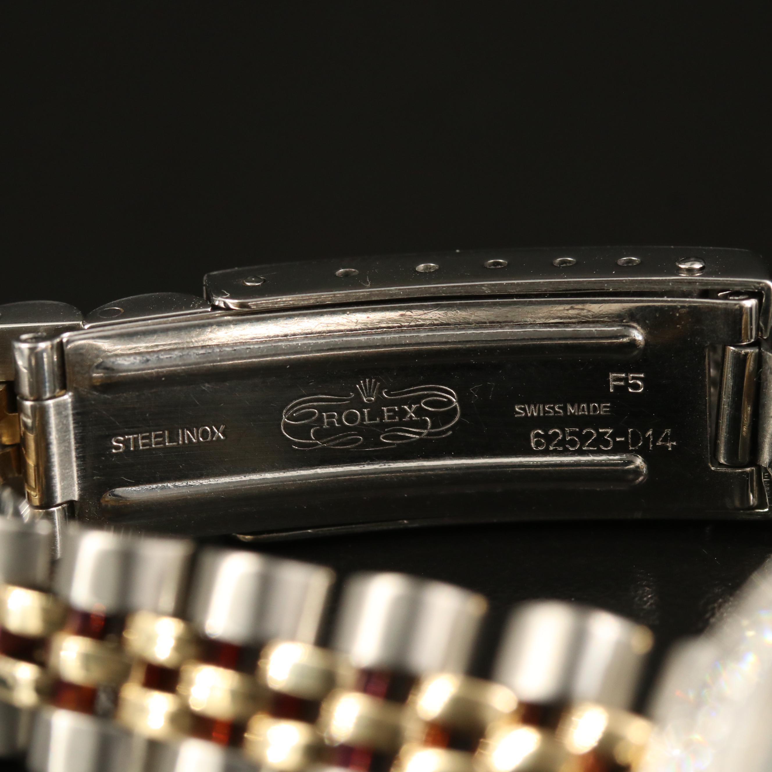 1981 Rolex "Datejust" 1.25  CTW Diamond, 14K Gold and Stainless Steel Watch