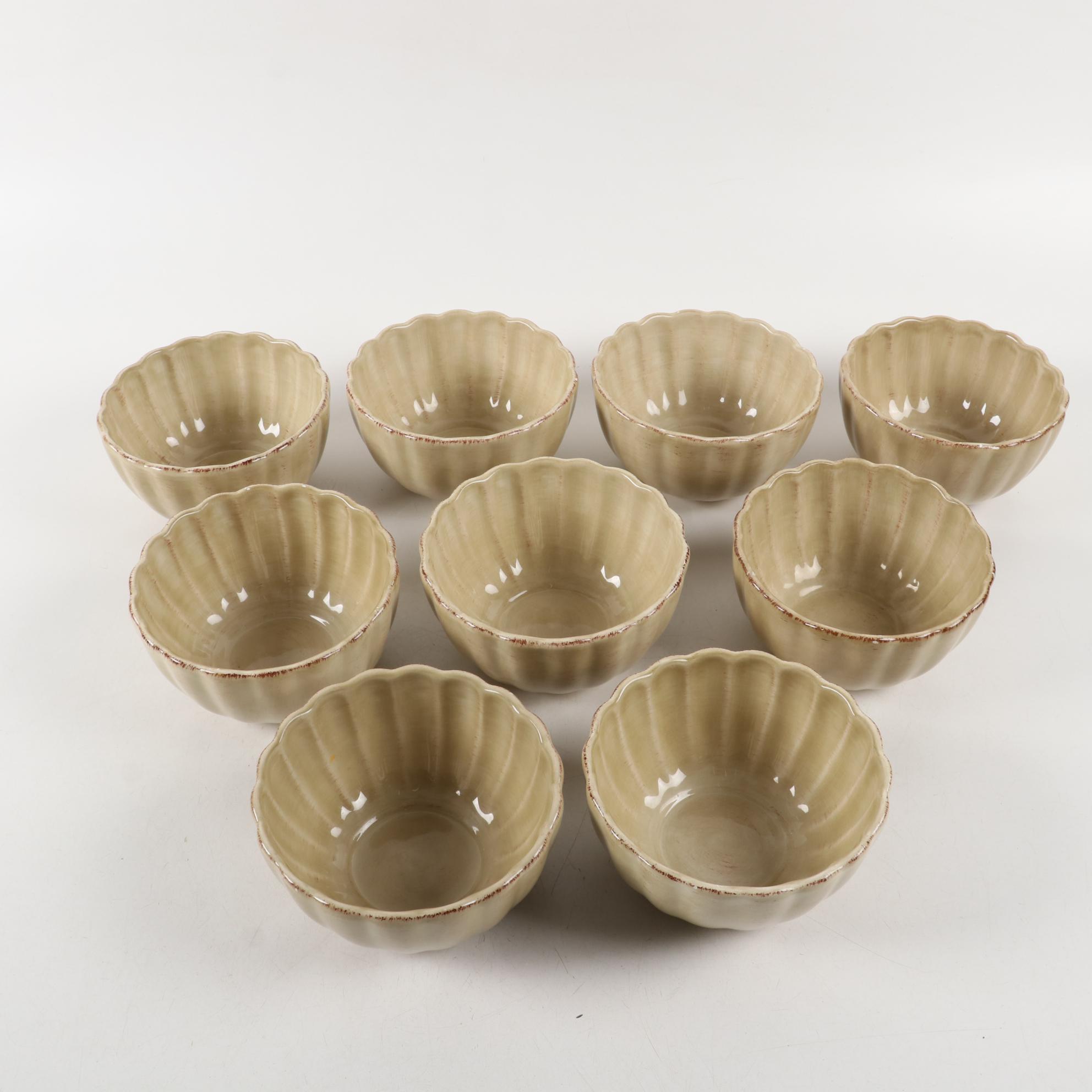 Z Gallerie "Lucca" Hand-Painted Ceramic Dinnerware