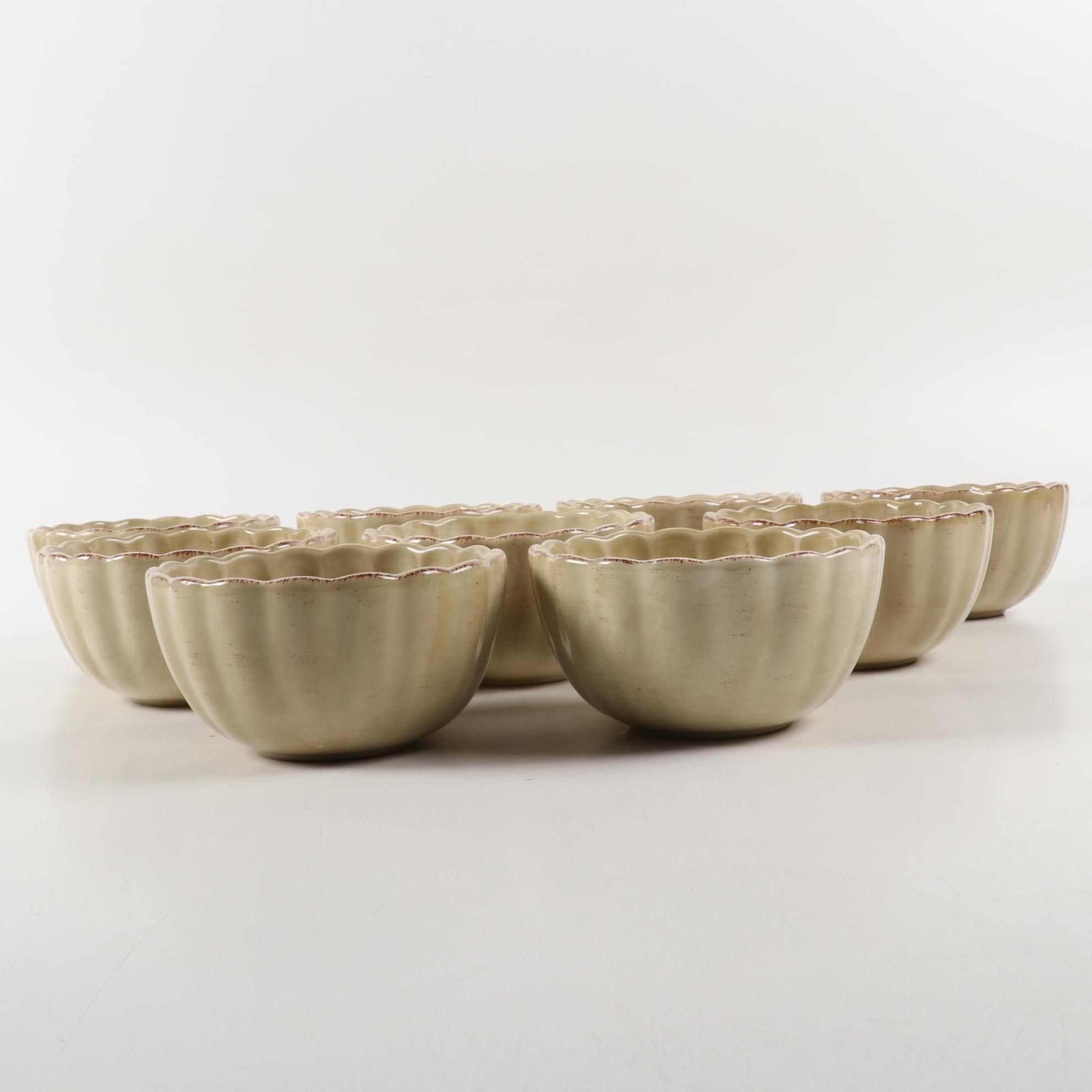 Z Gallerie "Lucca" Hand-Painted Ceramic Dinnerware